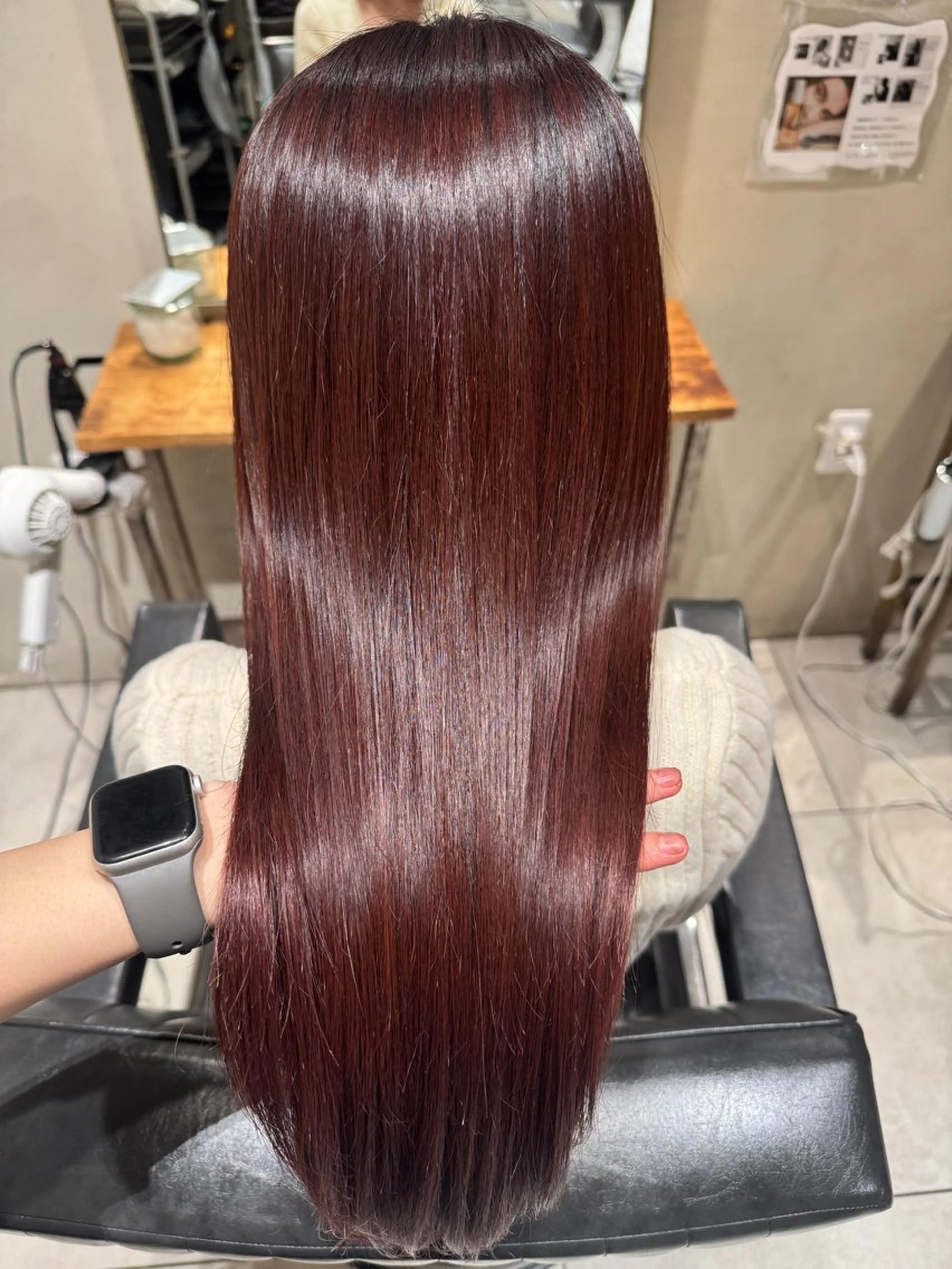 ロング カラー ブリーチ ブリーチなしカラー ヘアカラー み うのヘアスタイル