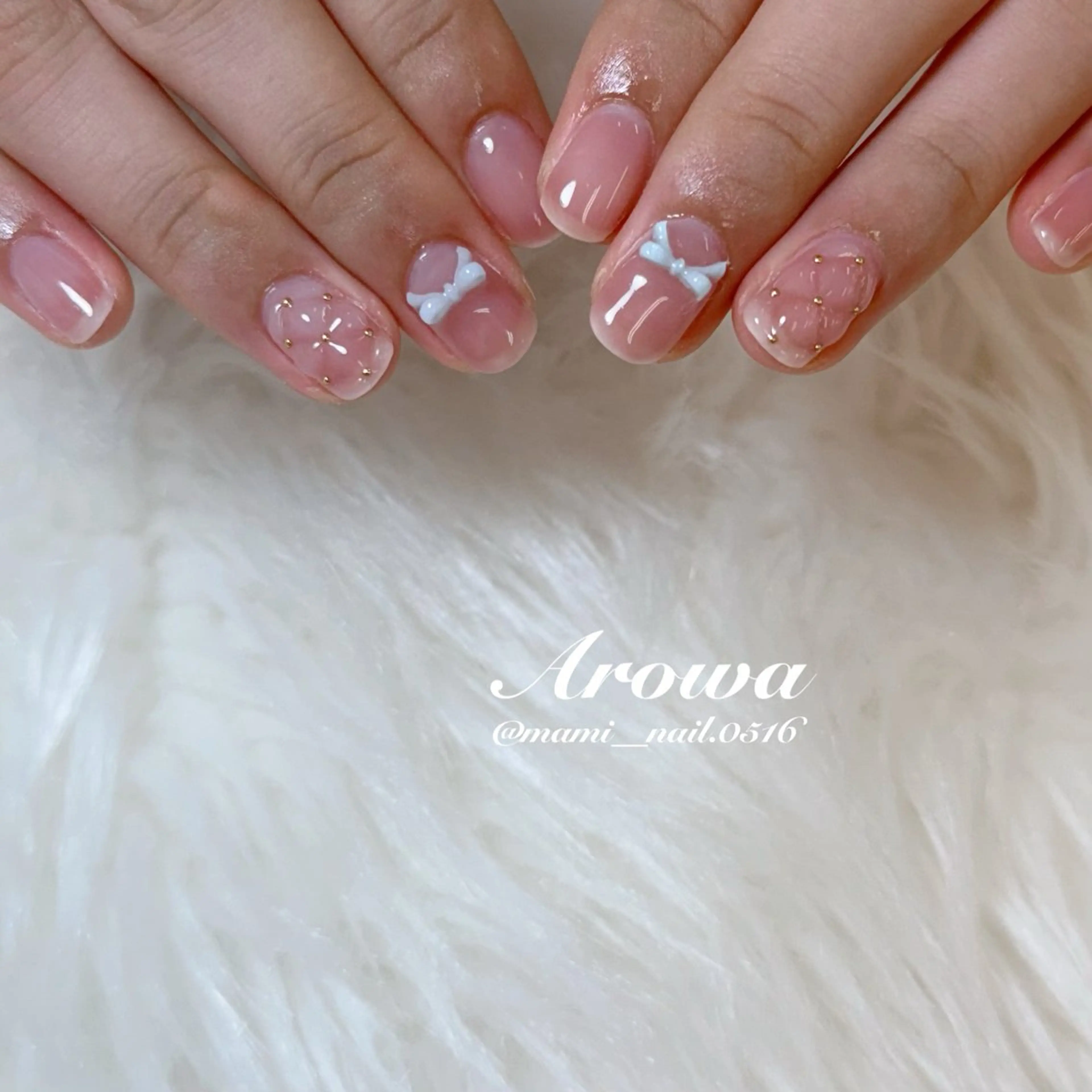ネイル ハンドネイル Arowa まみのネイルデザイン