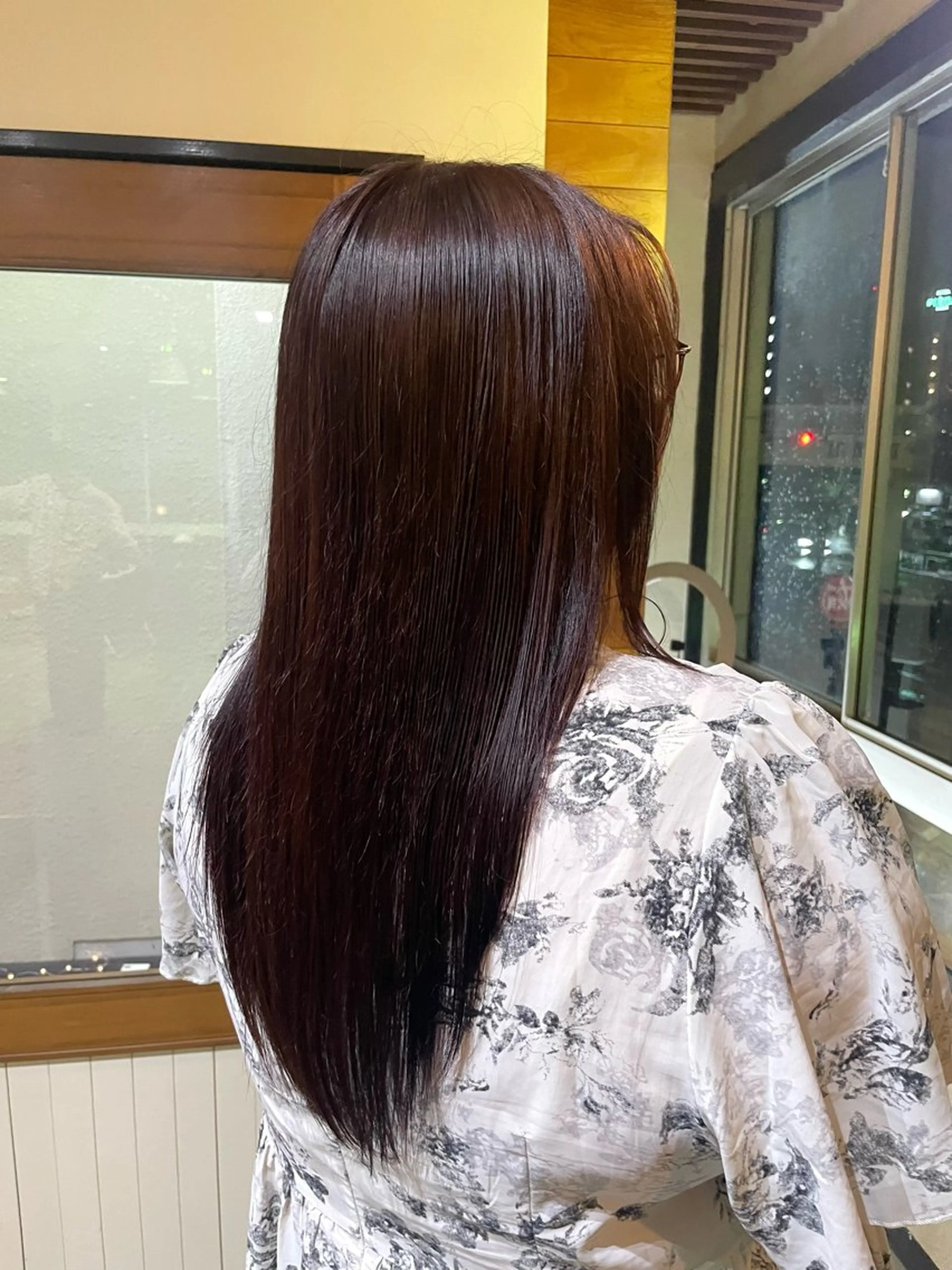 セミロング ピンクブラウン ヘアカラー iro+soi所属・iro+soi はるかのヘアスタイル