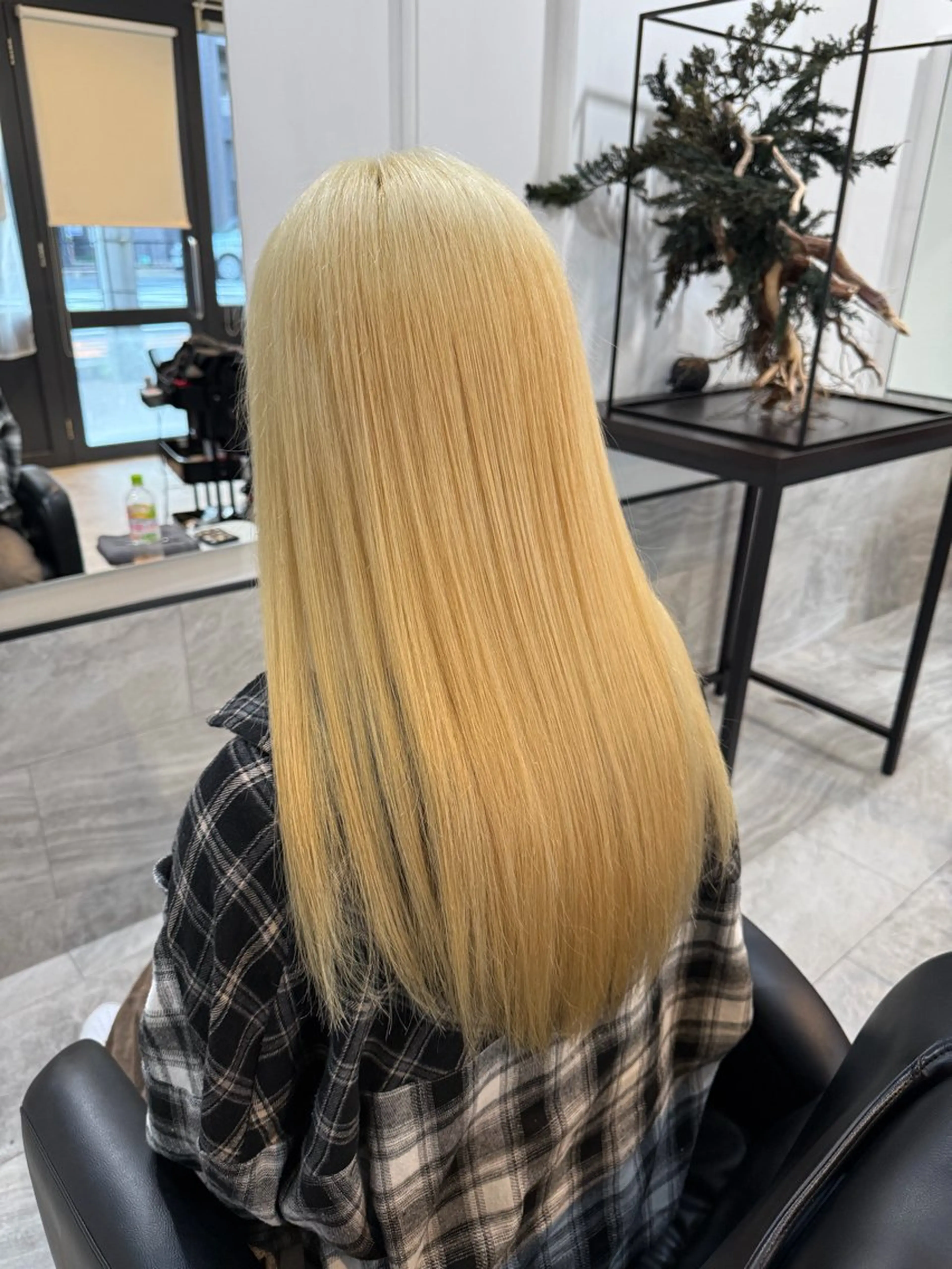 ロング カラー ヘアアレンジ ブロンド ホワイトブロンド ブリーチ/髪質改善/ メンズ/ KOKIのヘアスタイル