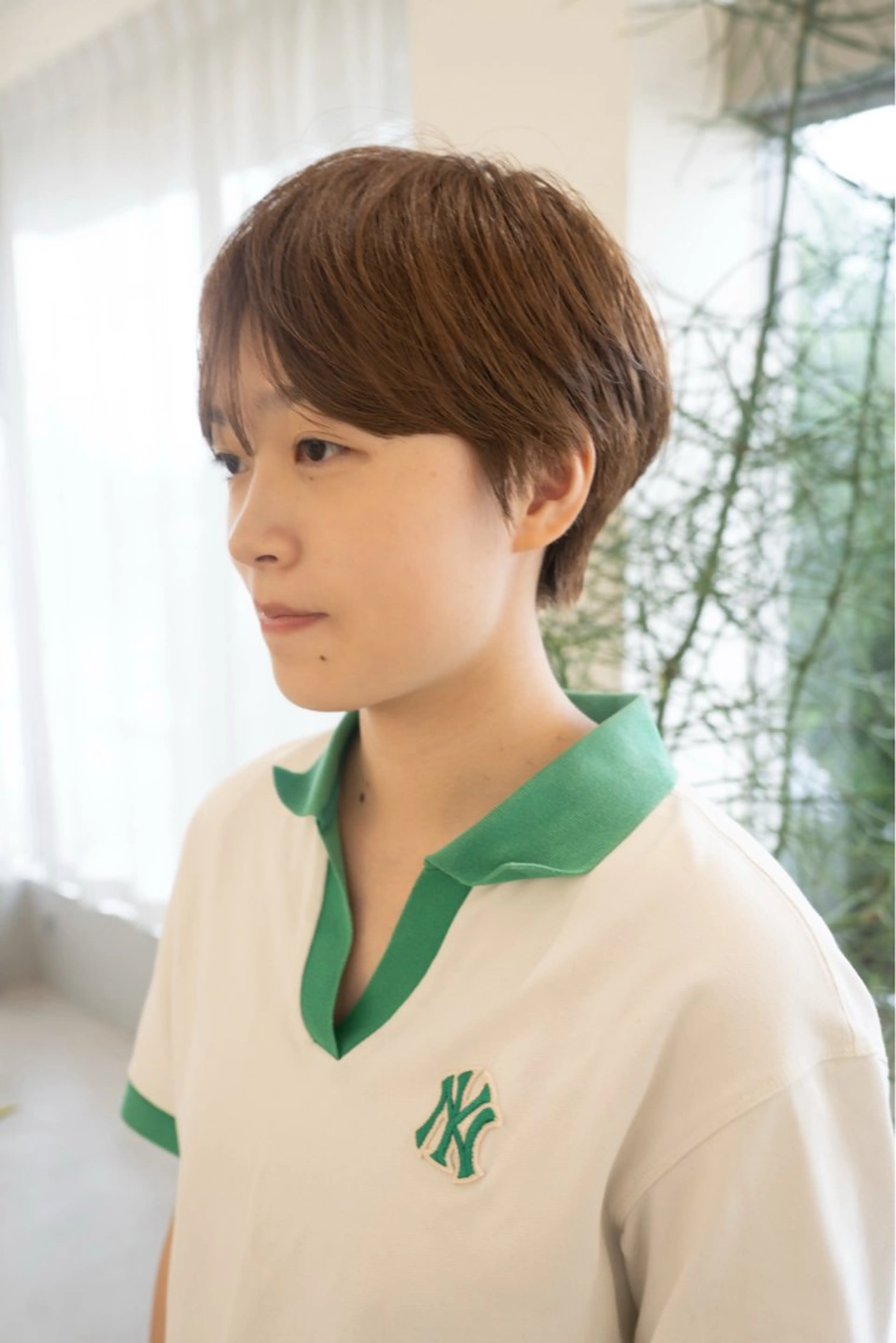 ショート カット ヘアカラー 瀬長なおみ U too e'sのヘアスタイル