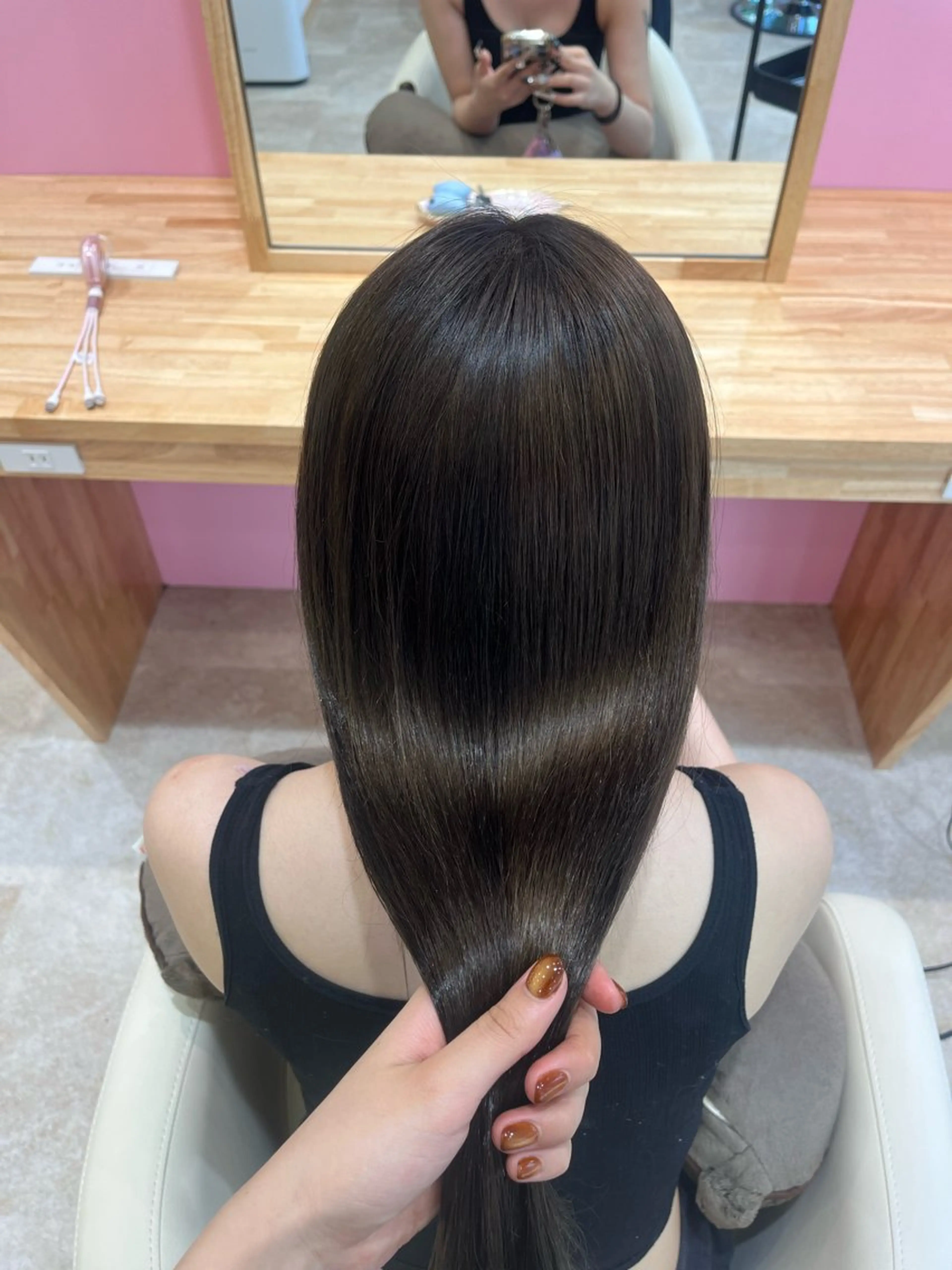 ロング カラー 透明感カラー トリートメント カット ヘアカラー スパイキー/レイヤー /キッズカラー/望愛のヘアスタイル