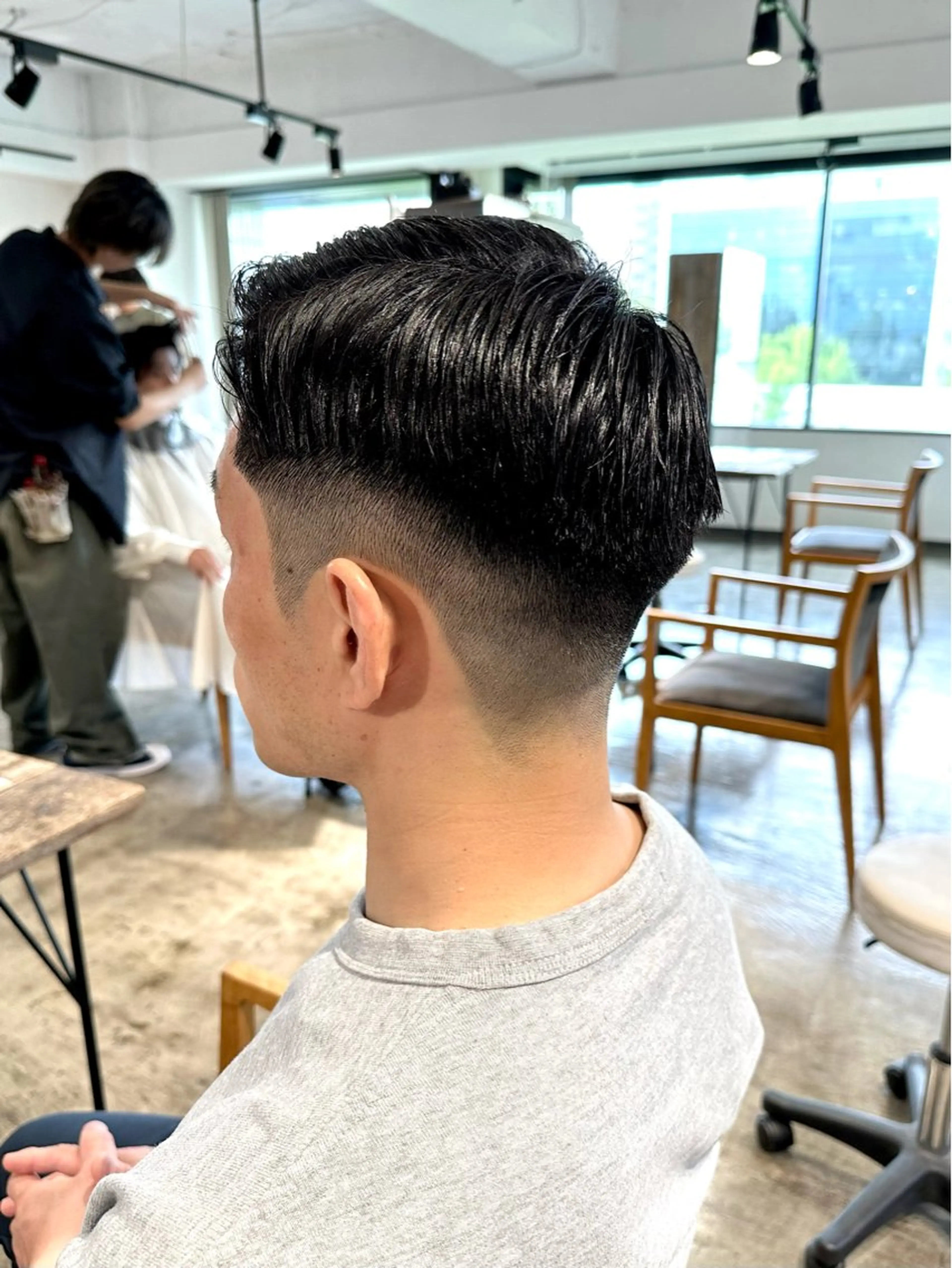 メンズ フェードカット メンズパーマ 七三 カット 骨格補正施術/メンズ 専門美容師/YUYAのヘアスタイル