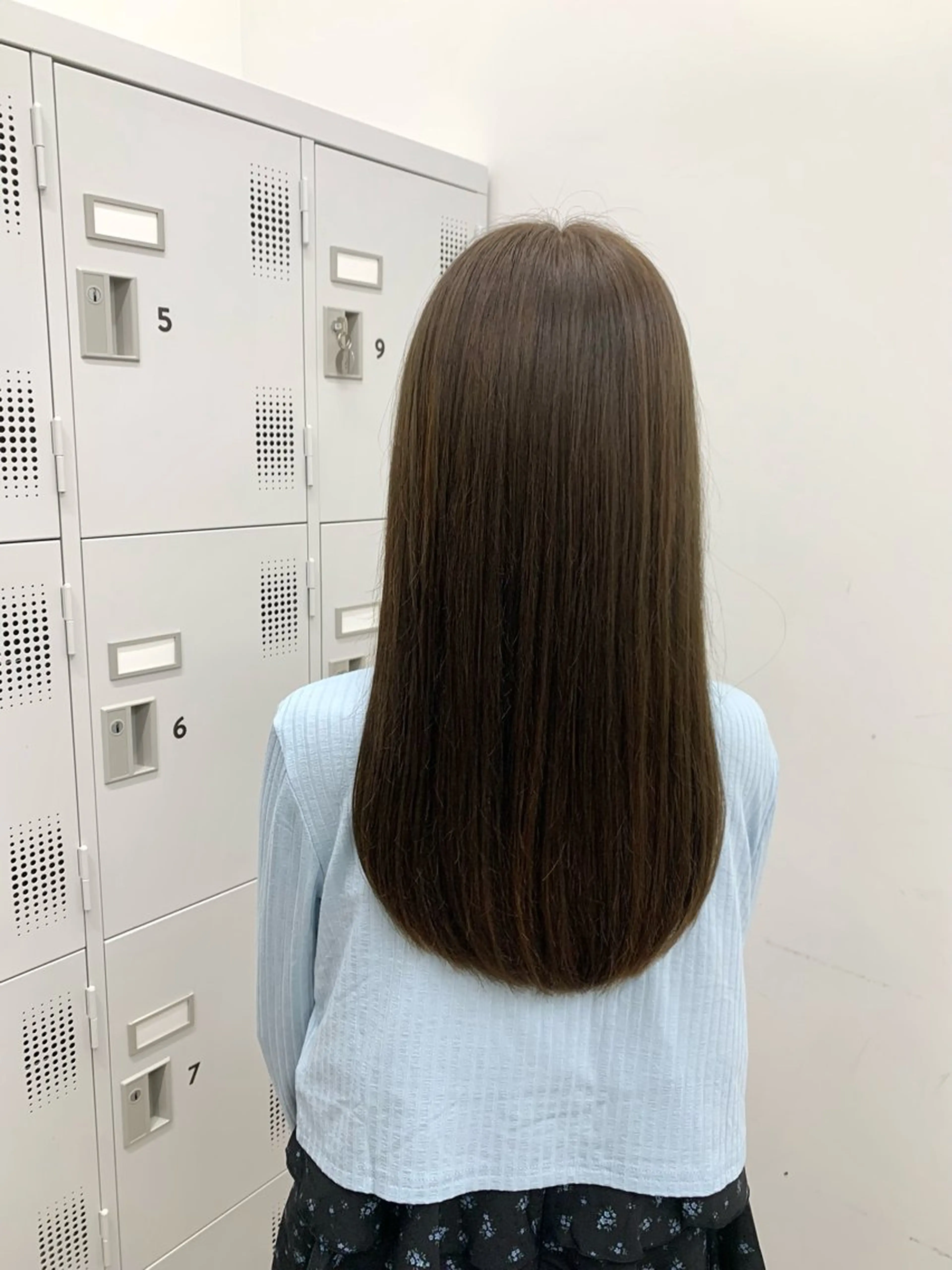ロング カラー グレージュ オリーブグレージュ オリーブグレー ヘアカラー ヘッドスパ 本格ヘッドスパ🌿 ×ヘア　佐藤のヘアスタイル