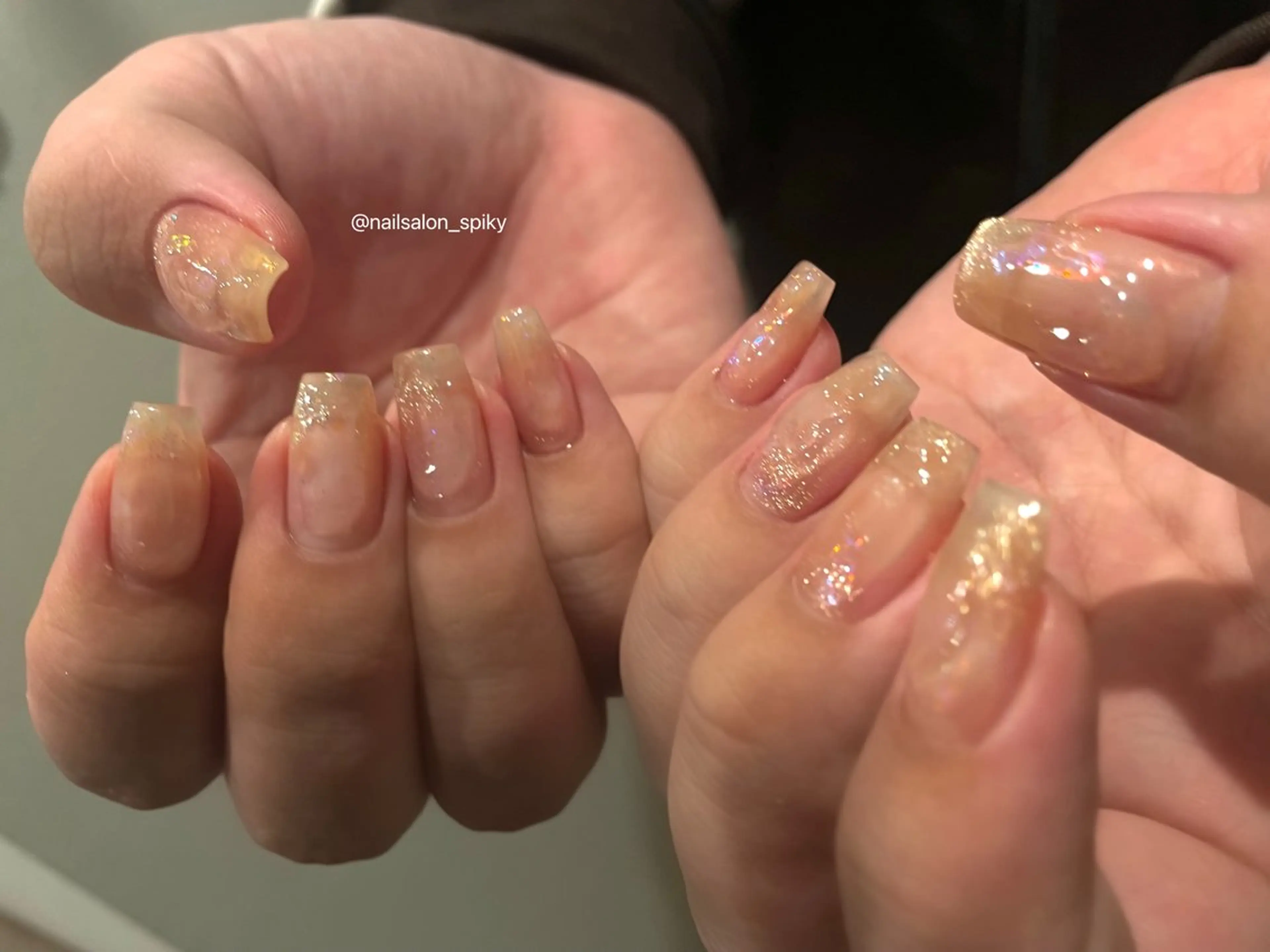 ネイル ハンドネイル Spiky とうげ ふうかのネイルデザイン