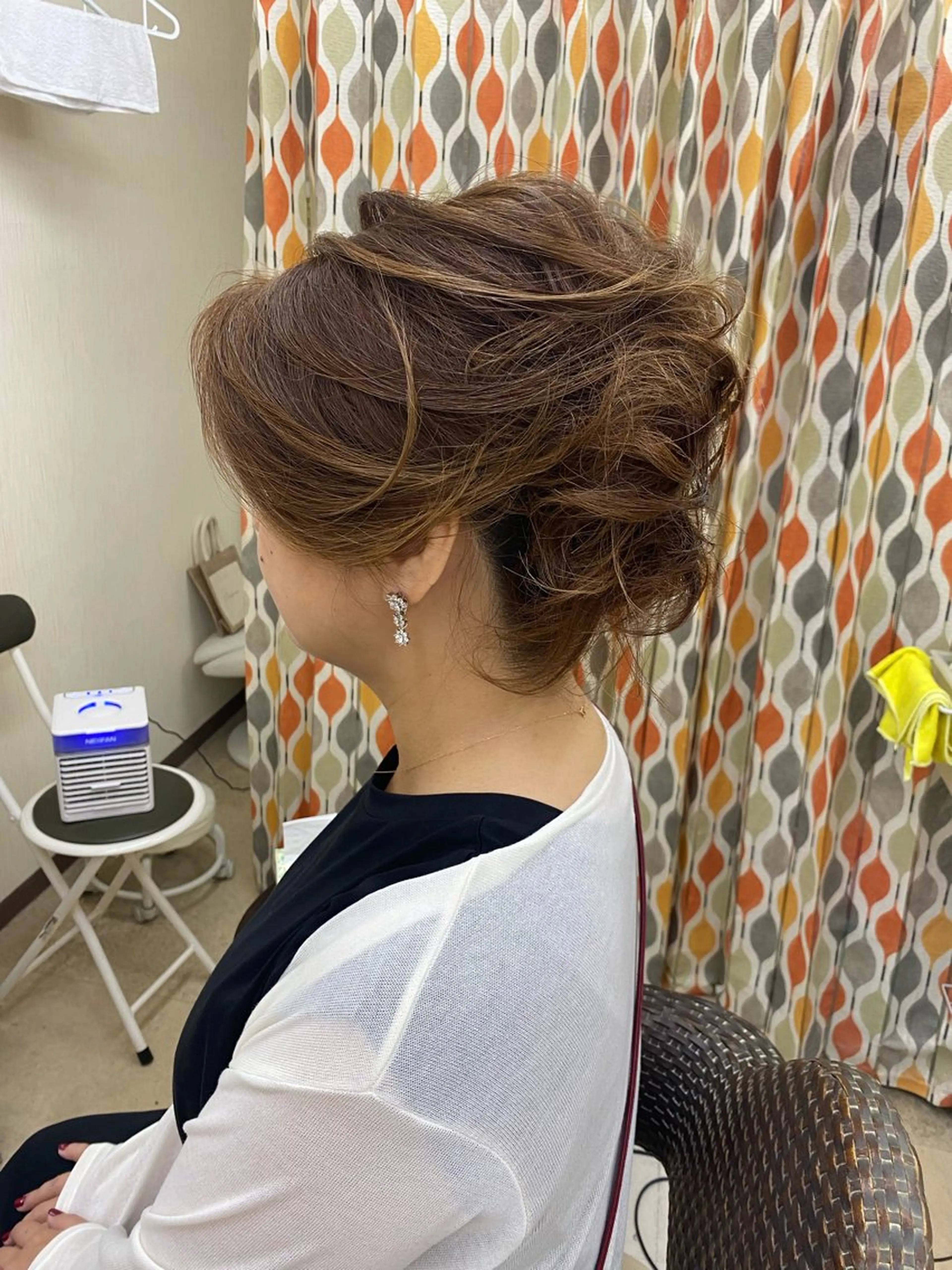 ミディアム ヘアセット Hair Salon Noel所属・吉田 由希子のヘアスタイル