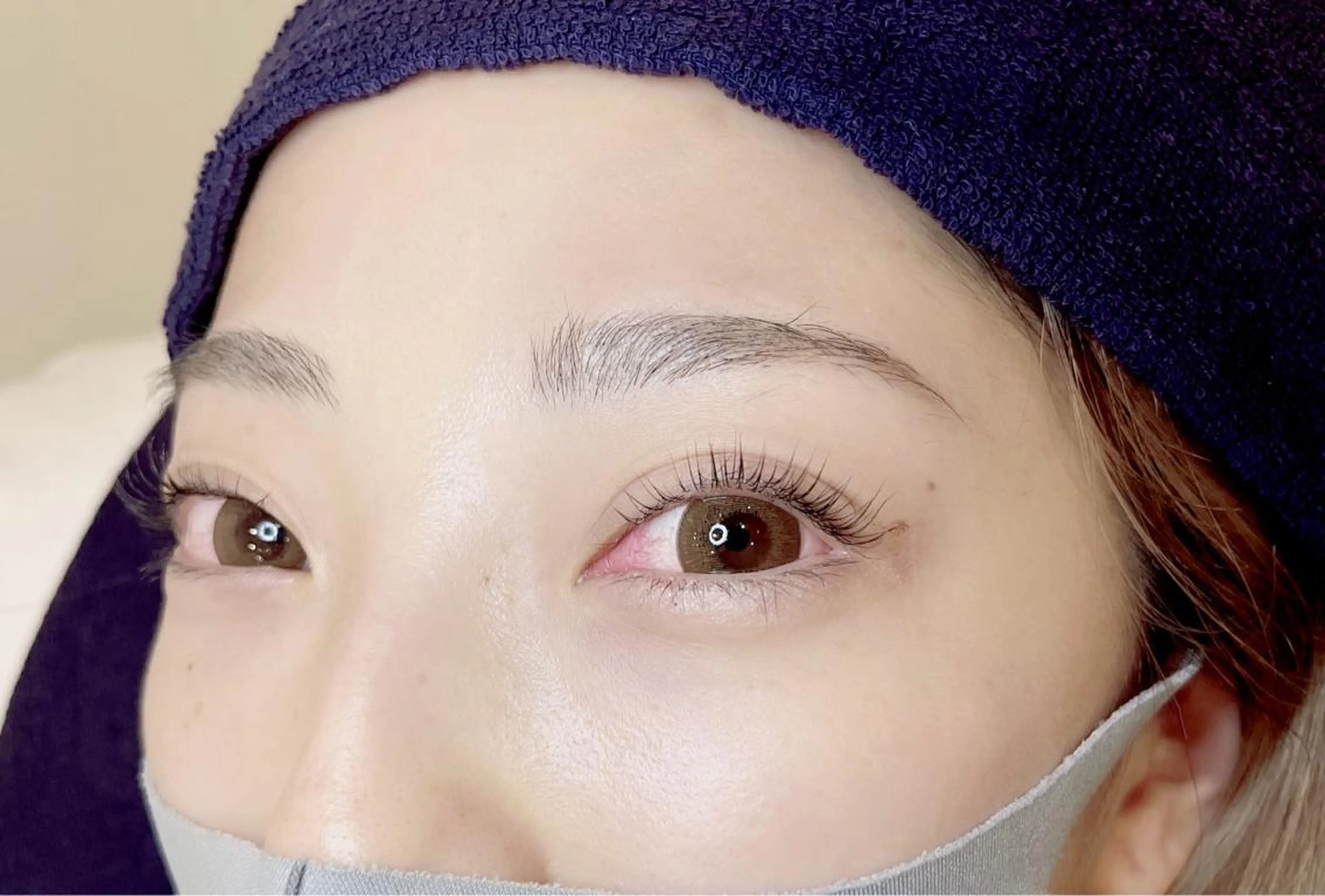 マツエク・マツパ アイブロウ 一重×まつ毛パーマ 東野ゆい🌼 eyelashのマツエク・マツパデザイン