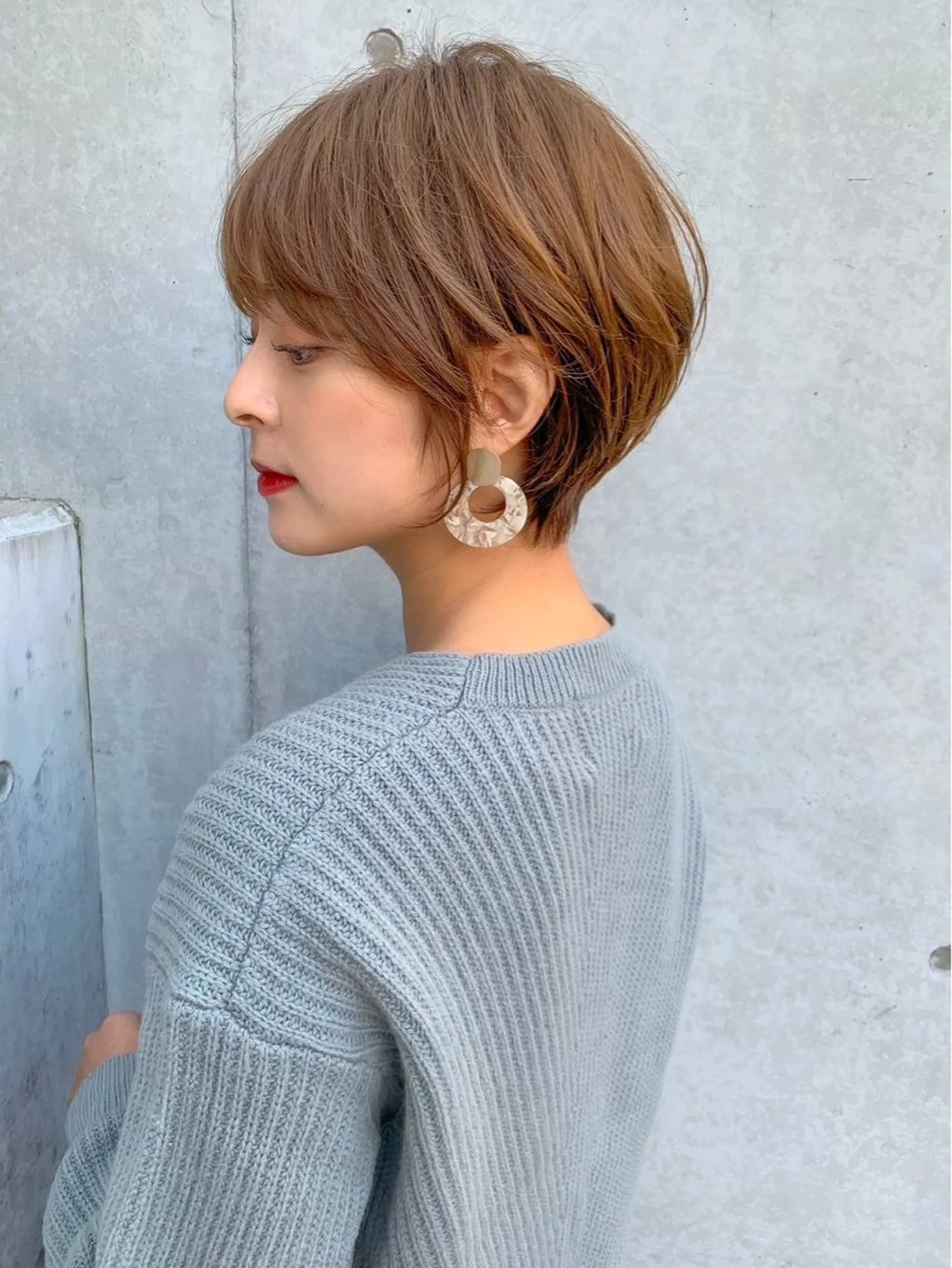 ショート ショートヘア 小顔カット カット ヘアカラー トリートメント ヘッドスパ 遠藤大雅 ショート /ボブ/髪質改善🌈のヘアスタイル