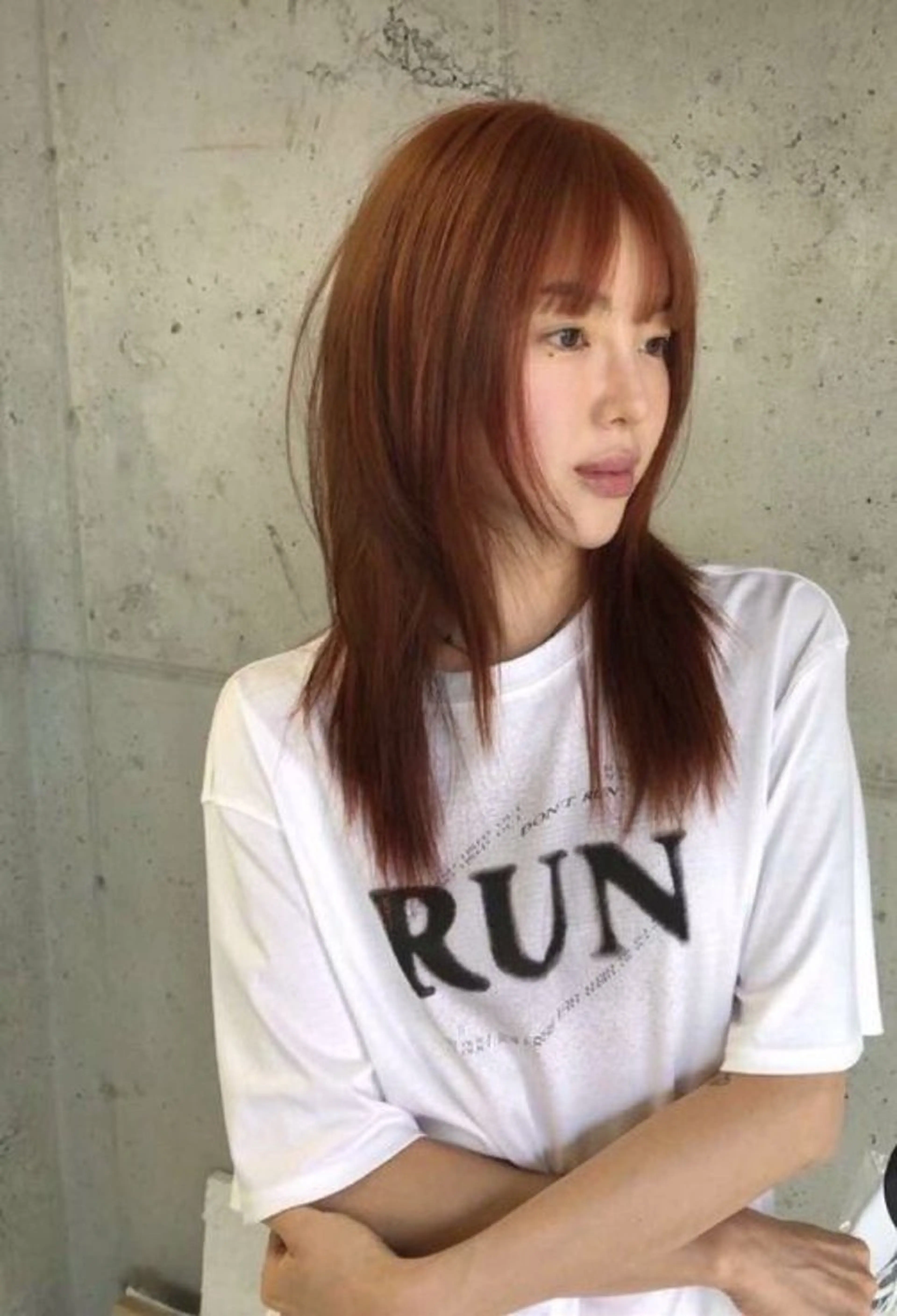 ロング レイヤーカット 加藤木麻彩 NEROのヘアスタイル