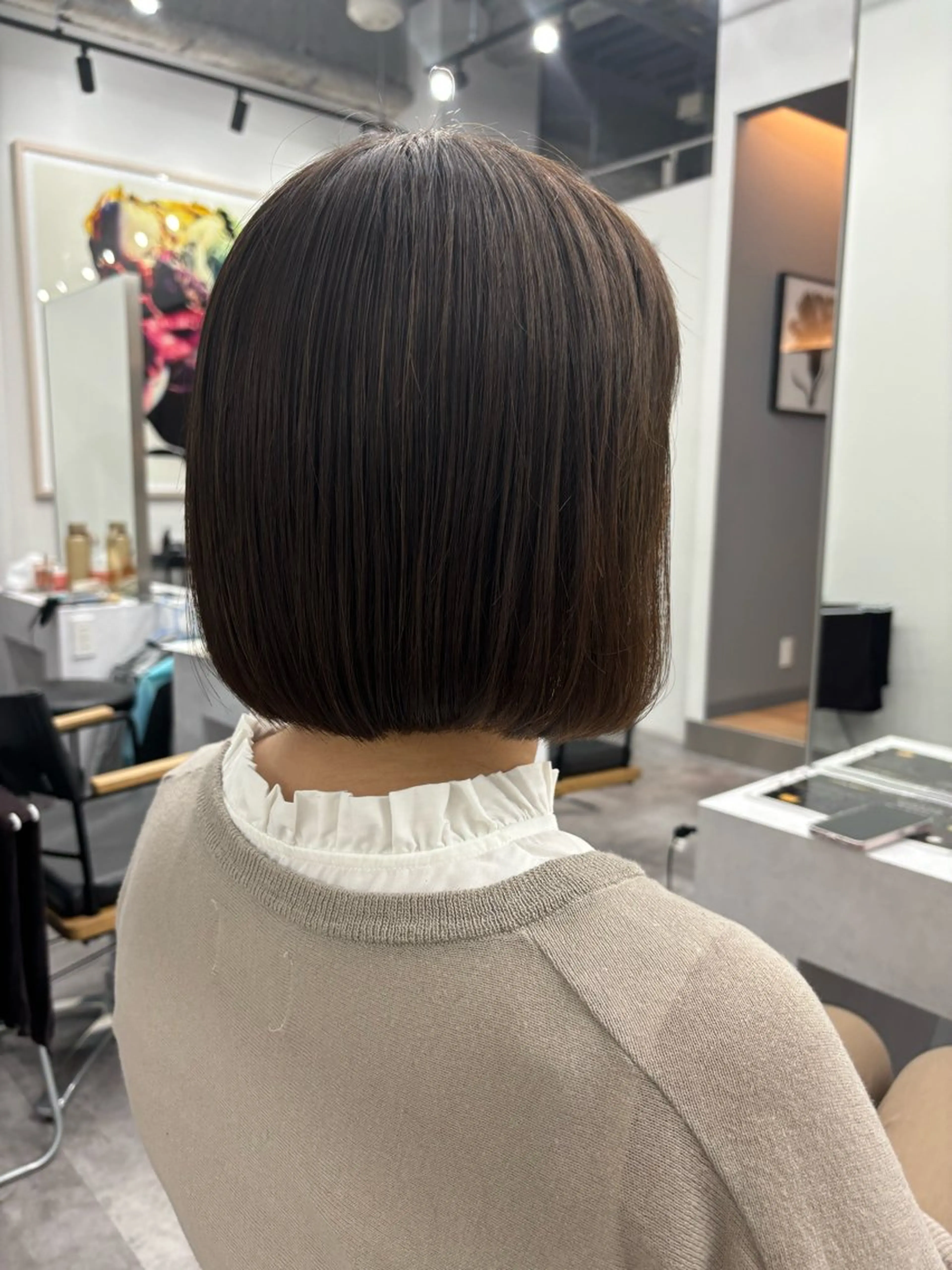 ショート カラー ヘアアレンジ マエダ アズミ🌱のヘアスタイル