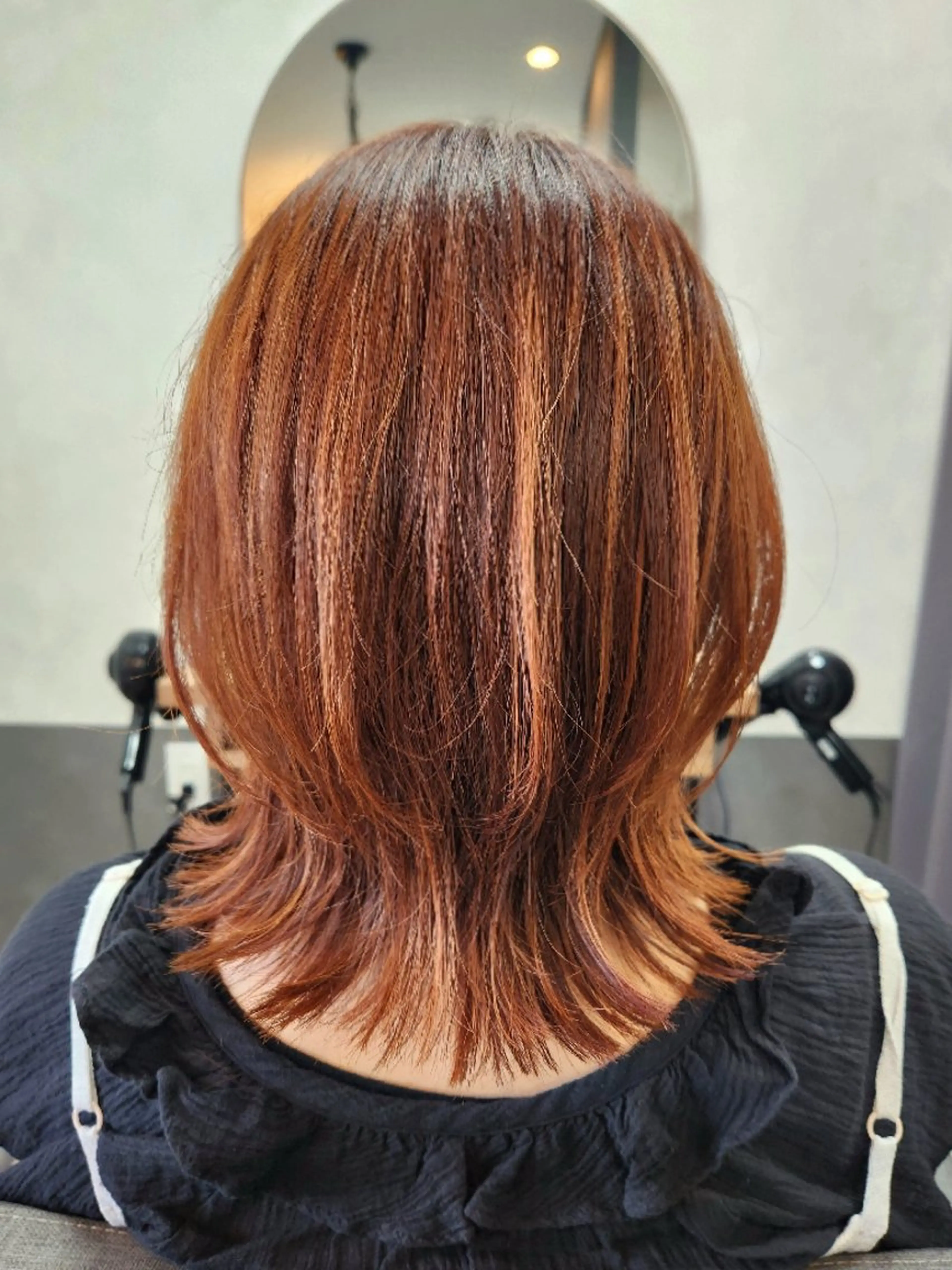 ミディアム ハイライト ✂ AYAのヘアスタイル