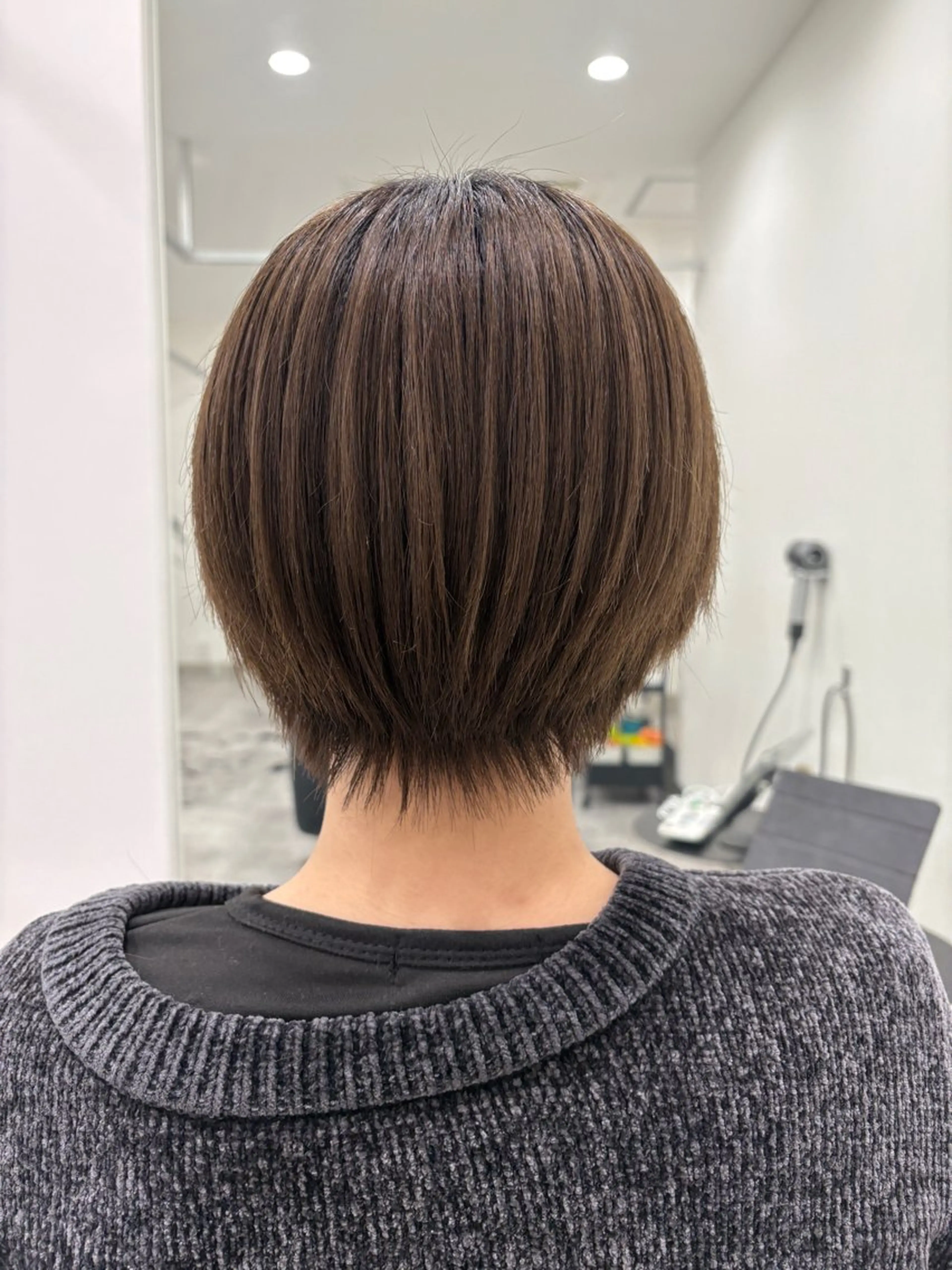 ショート カラー ヘアアレンジ ブリーチ ケアブリーチ ボブ 韓国風ヘア レイヤーカット カット 💝似合わせカット& カラーＵｒｕｎａ💝のヘアスタイル