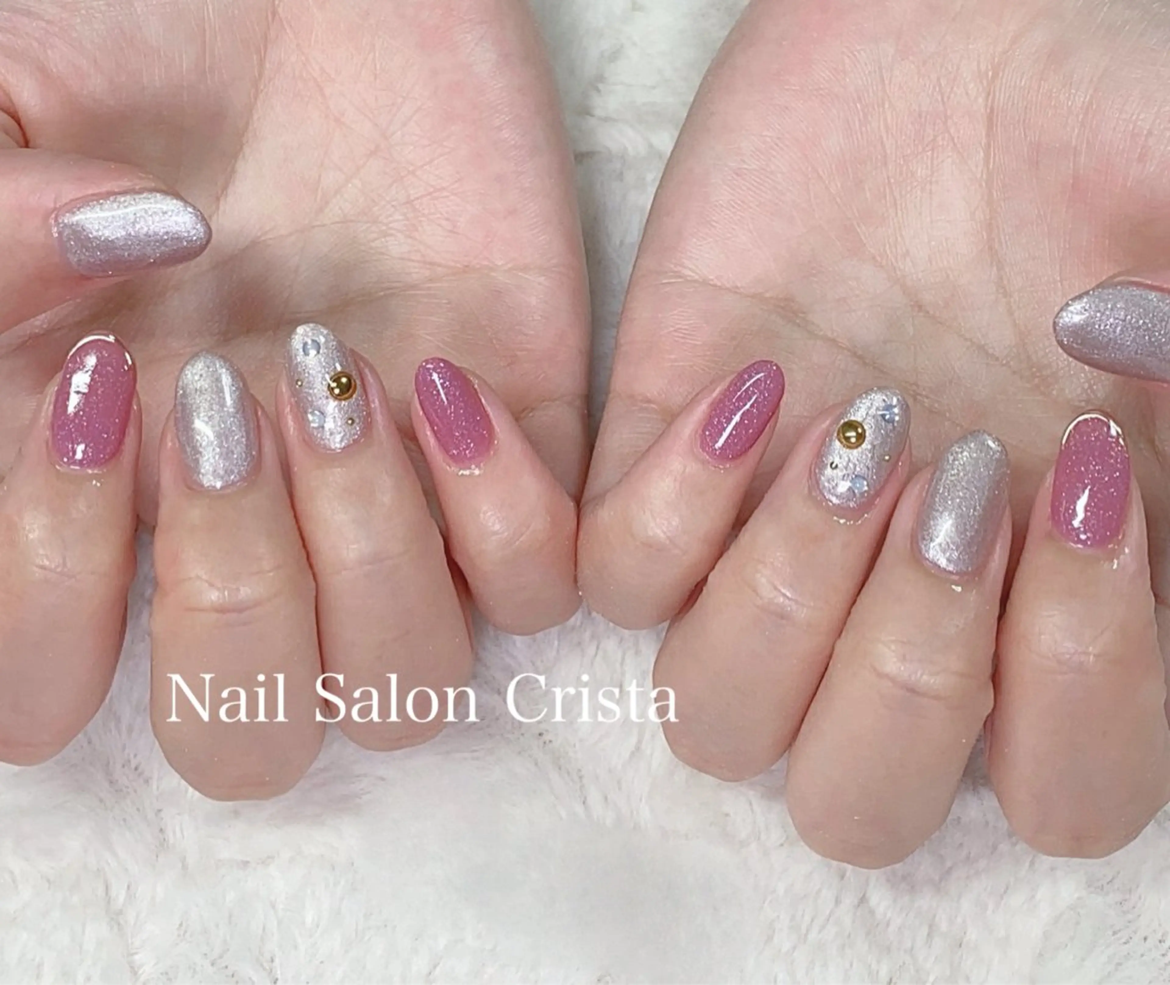 ネイル ジェルネイル パラジェル シンプルネイル CRISTA所属・CRISTA MOMOのネイルデザイン