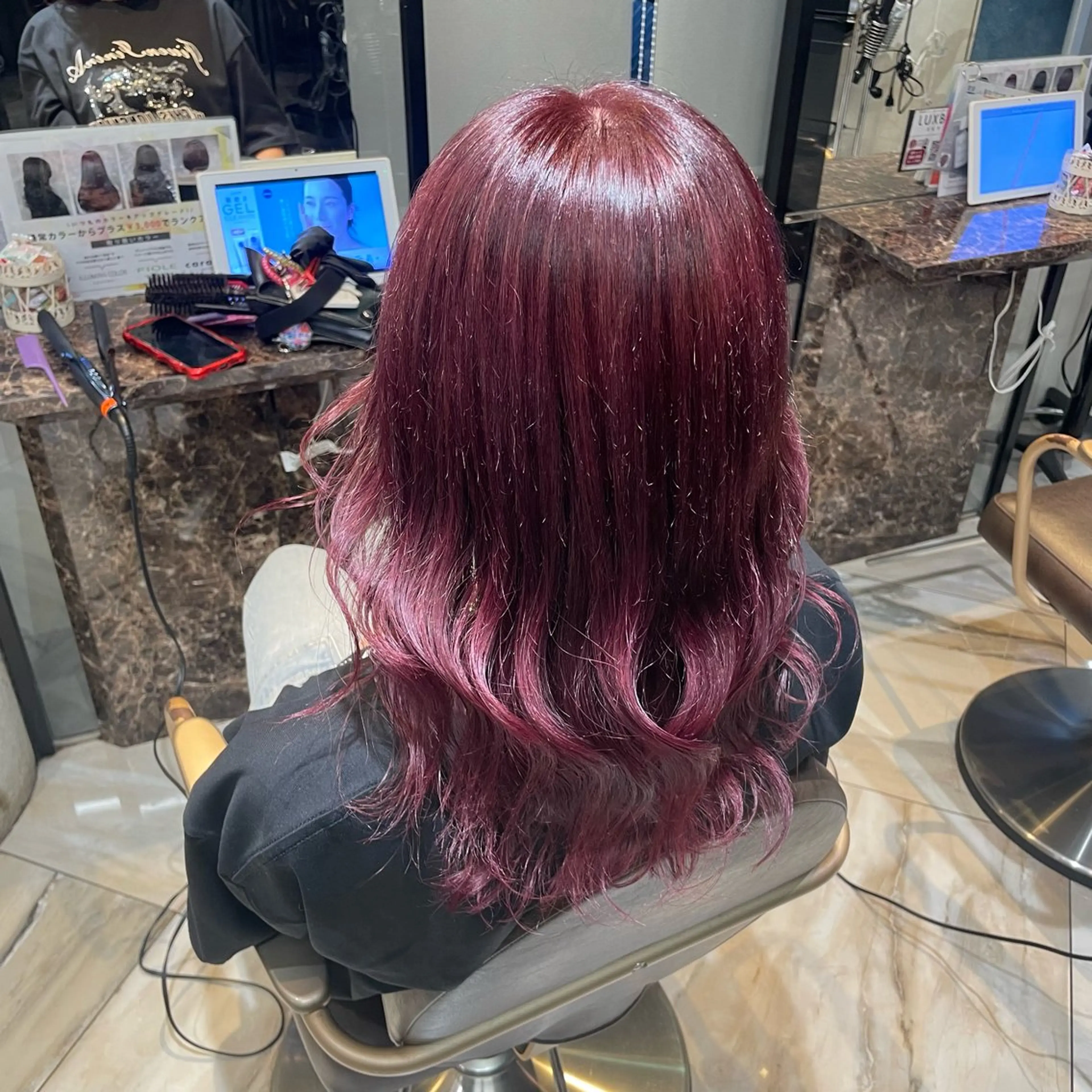 カラー ヘアカラー LUNTY NAMBA 難波駅前店所属・透け感ベージュ 🪐REN🪐のヘアスタイル