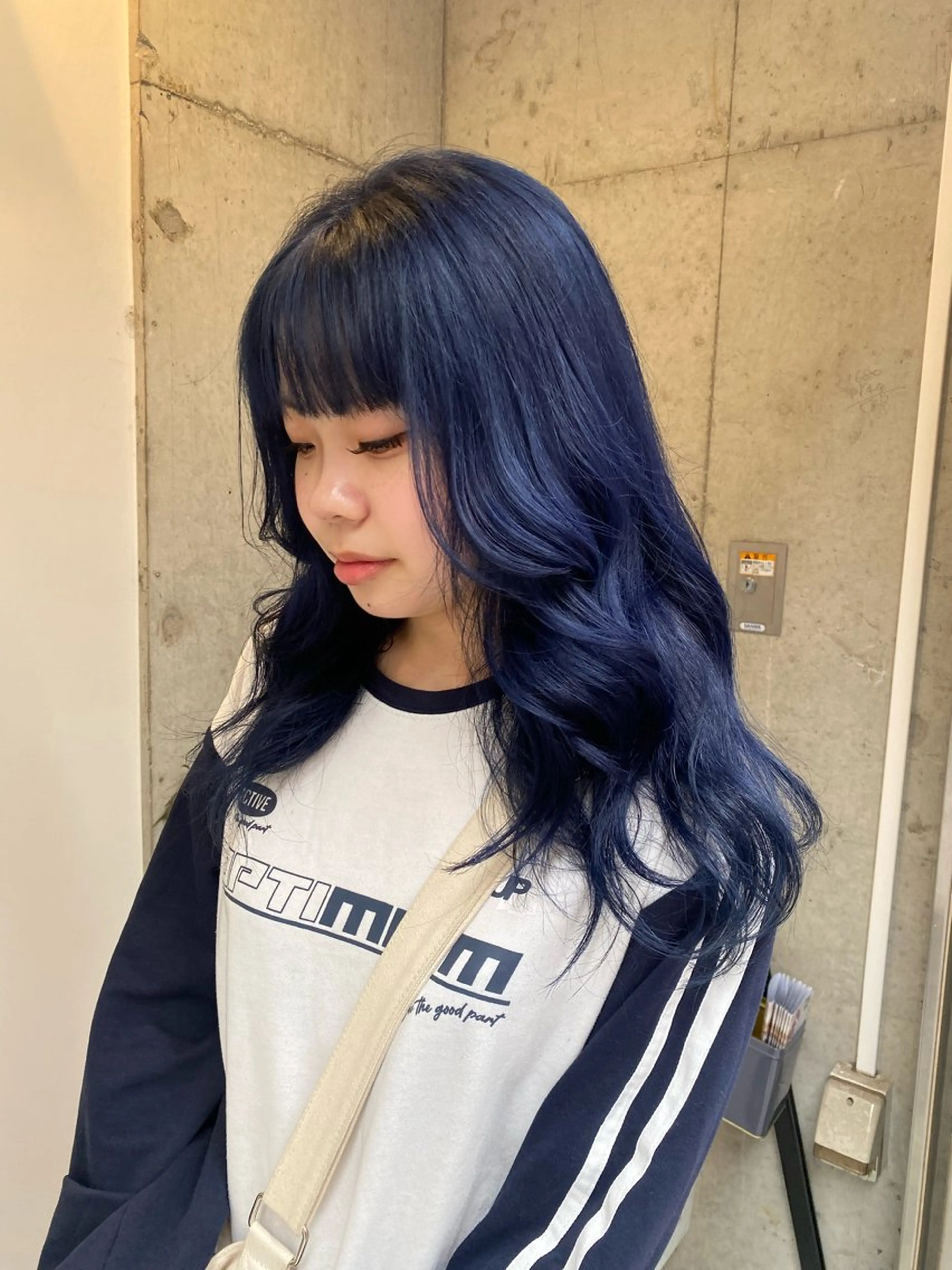 ロング カラー ヘアカラー トリートメント ヘアセット ベージュカラー🐏 🤎塚原優芽のヘアスタイル