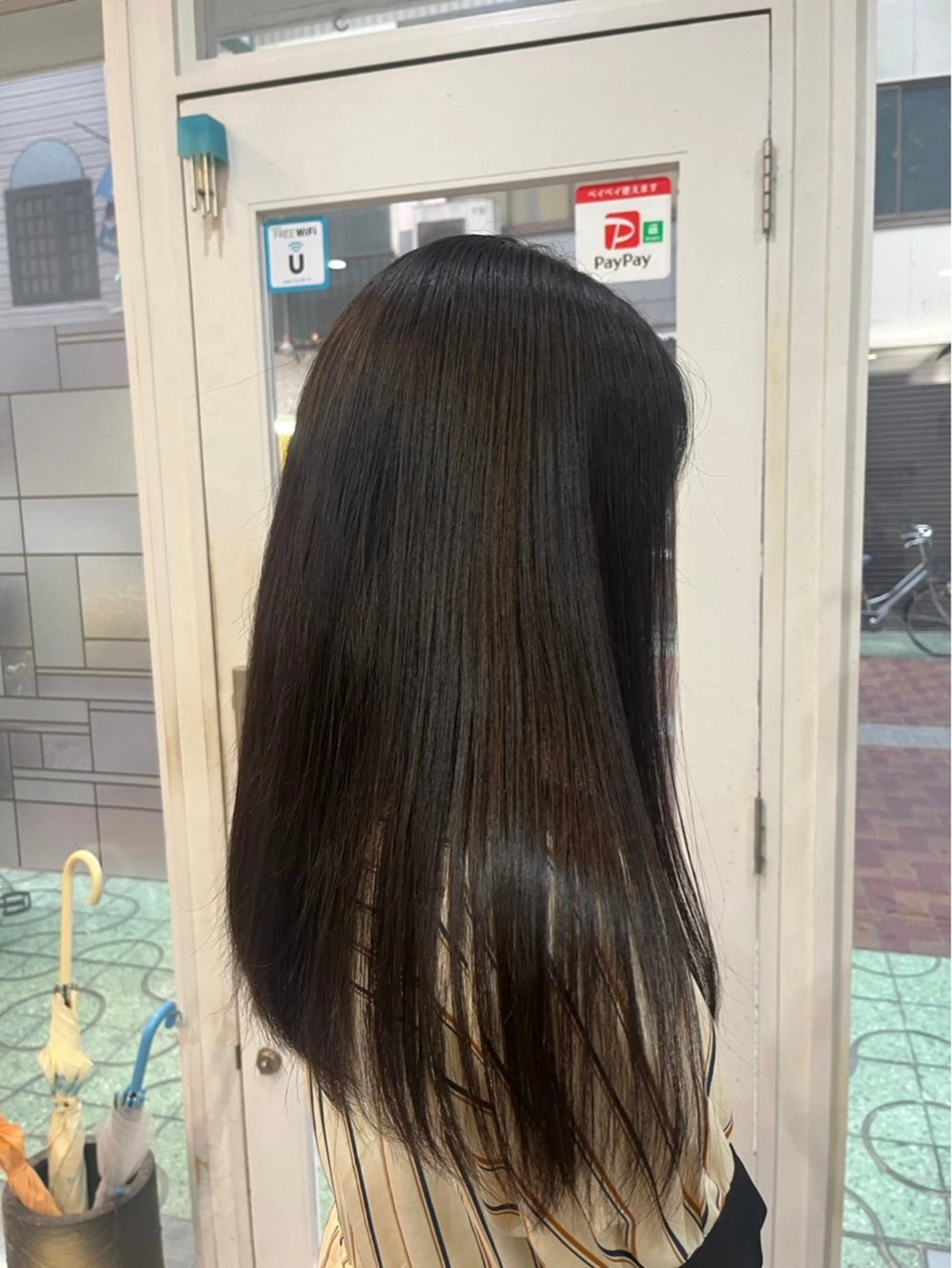 ロング カラー 生尾 虹水のヘアスタイル