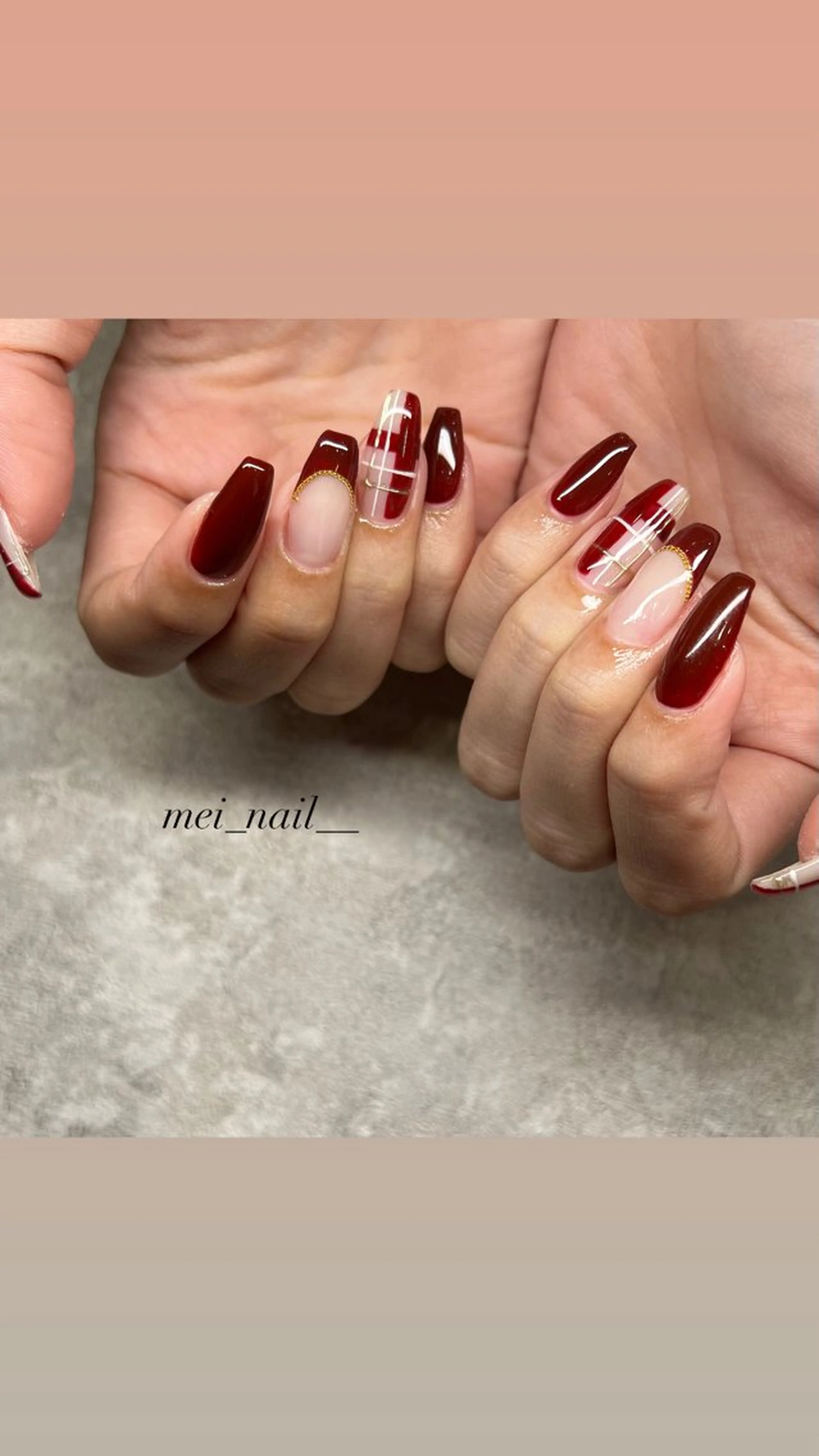 ネイル ハンドネイル est nail所属・永山 芽生子のネイルデザイン
