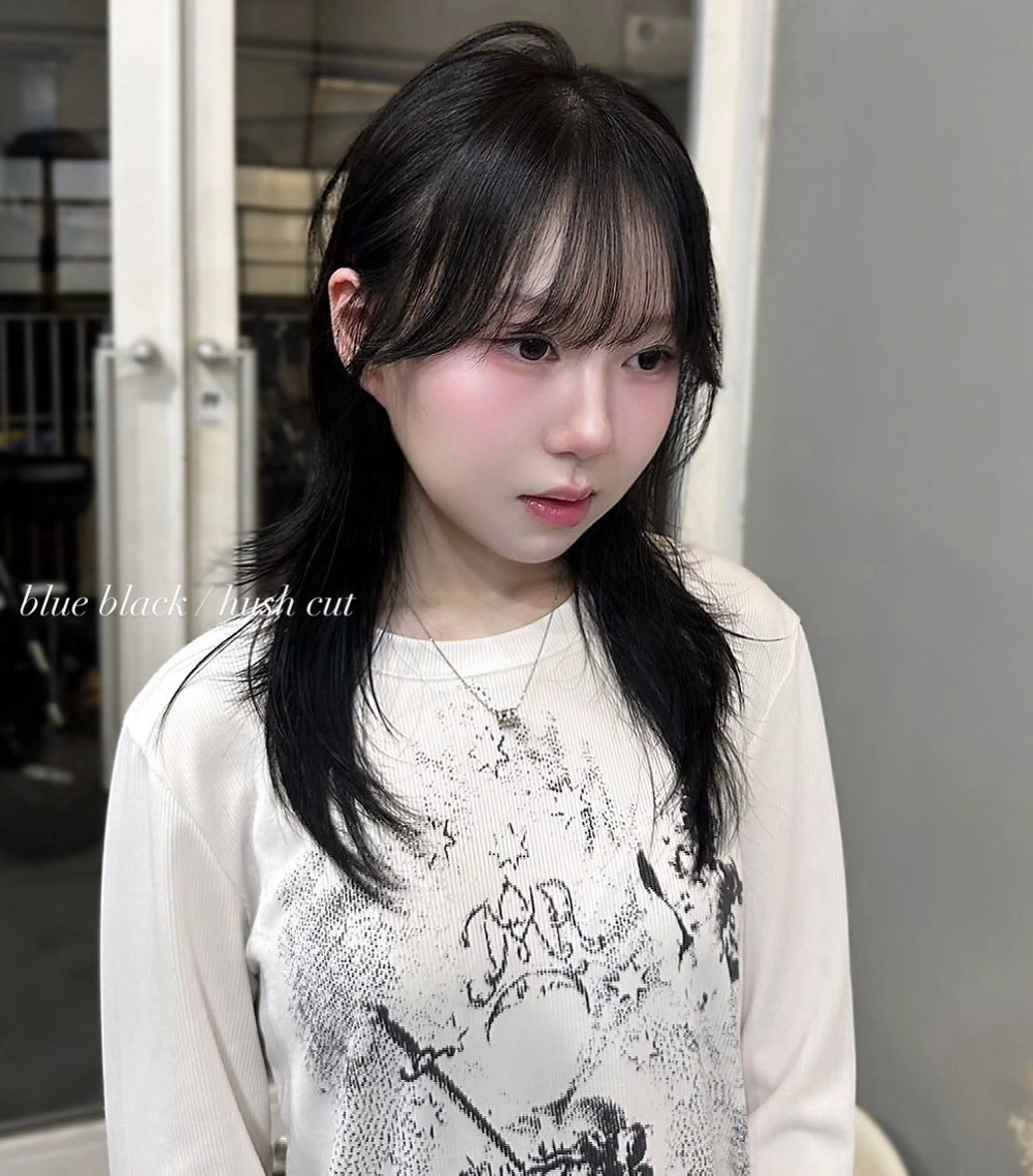 セミロング カラー ヘアアレンジ カット ヘアカラー トリートメント ヘアセット 🫧🇰🇷韓国ヘア レイヤー🐺Yutaのヘアスタイル