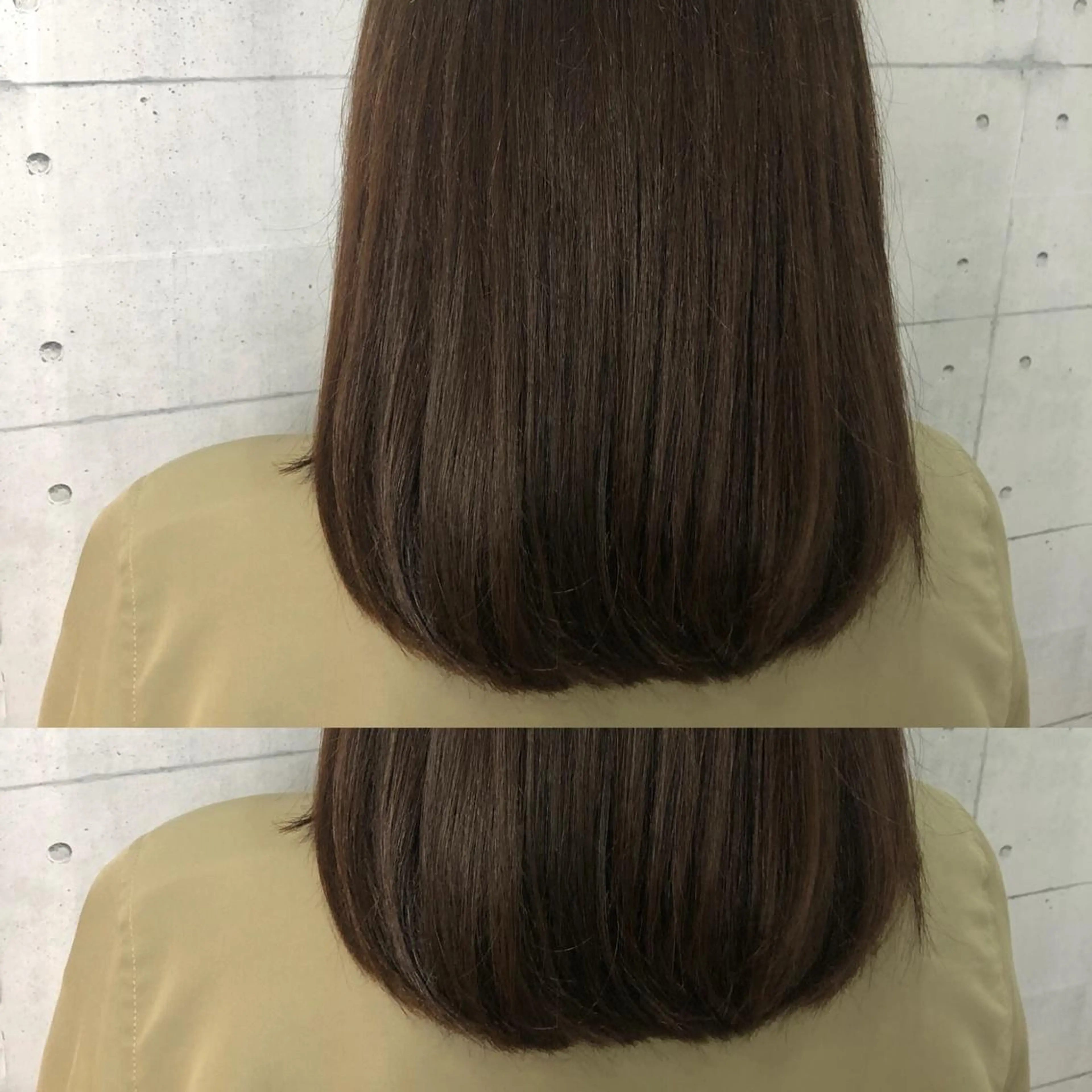 セミロング カラー 金沢 広美のヘアスタイル