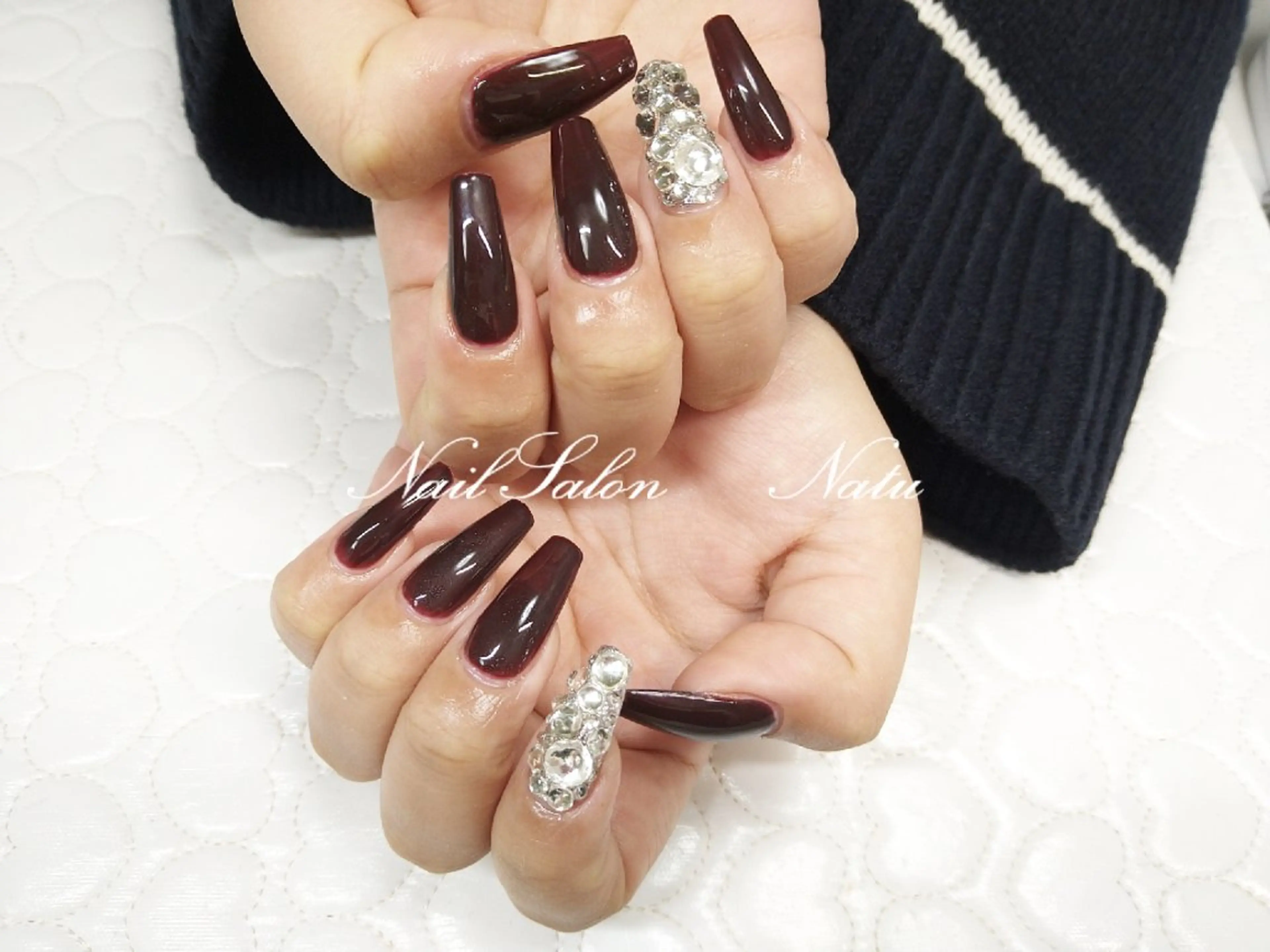 ネイル 長さ出し nailsalon　 Natuのネイルデザイン
