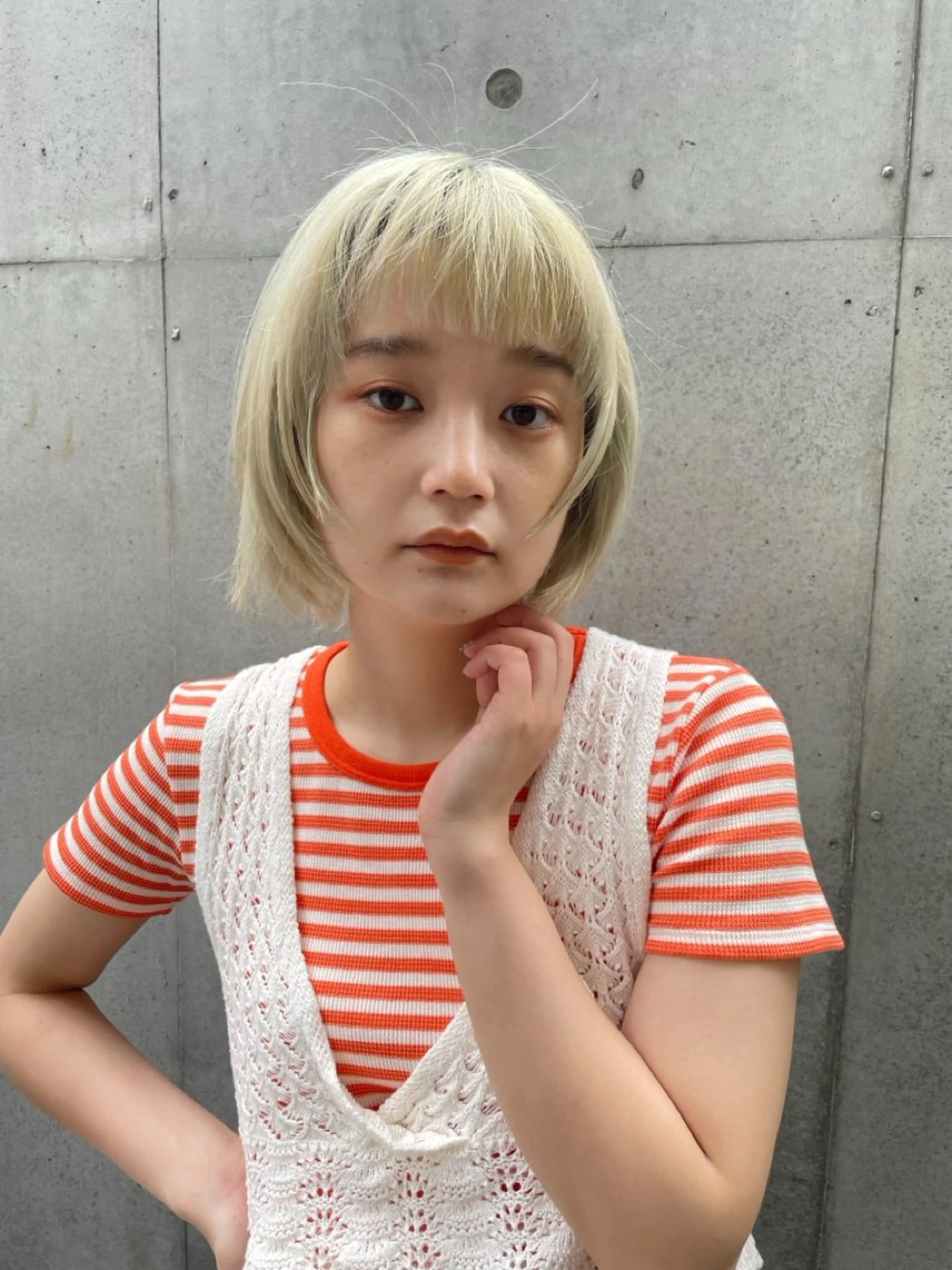 ショート 💫ハイトーンボブ/ HARU💫のヘアスタイル