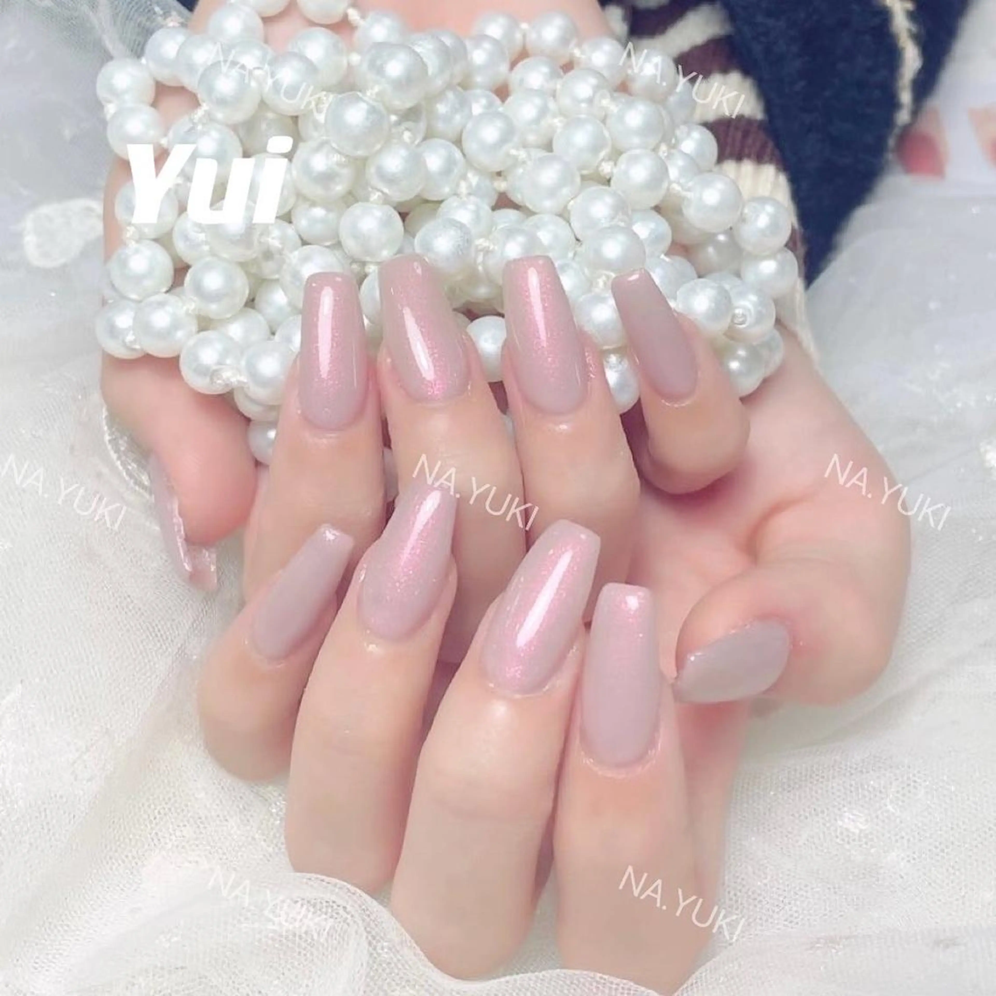 ネイル ハンドネイル ハンドケア 🌷 Mooning 🌷のネイルデザイン
