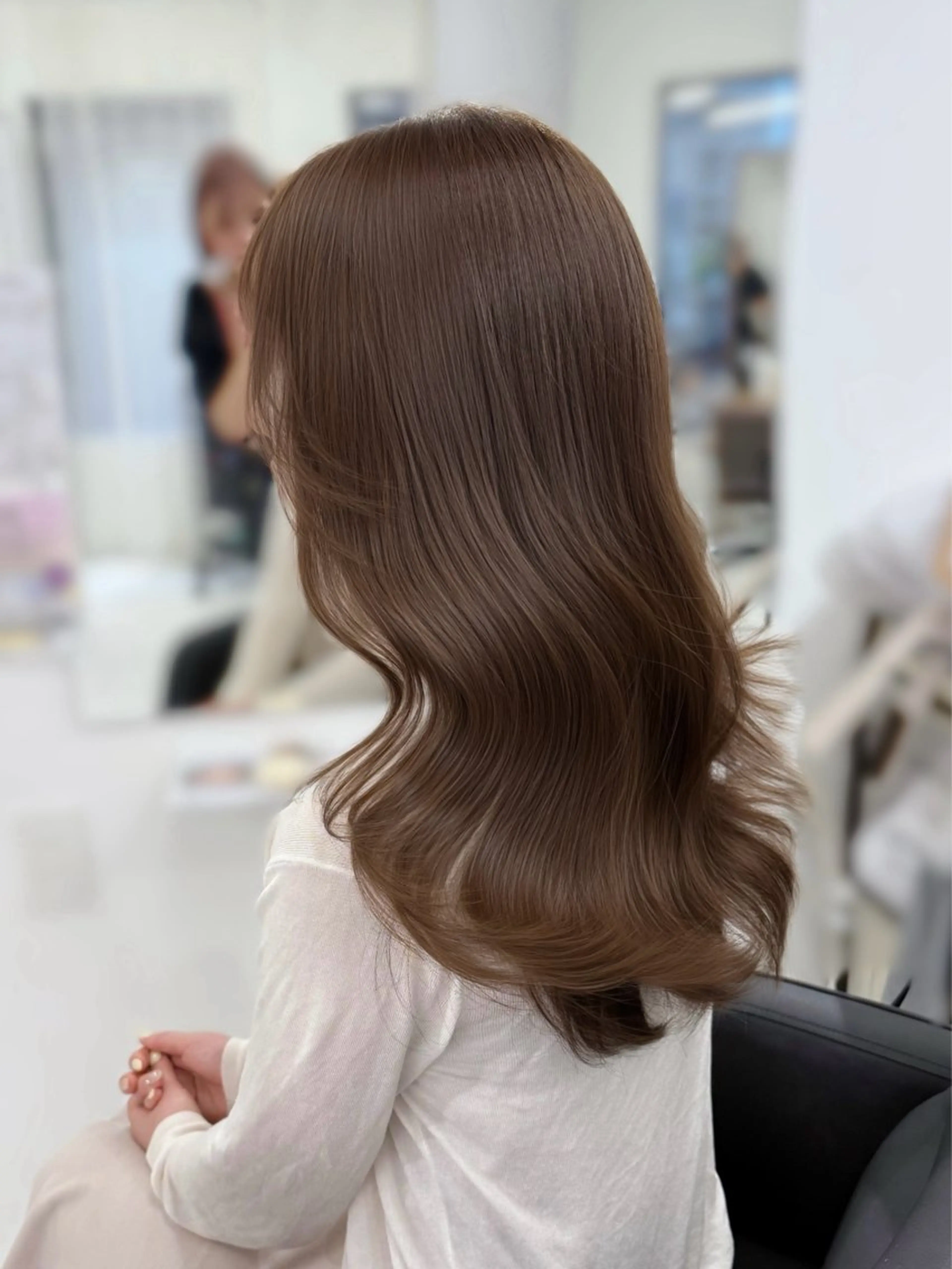 ロング カラー カット ヘアカラー 韓国ヘア×髪質改善 /yoshikaのヘアスタイル