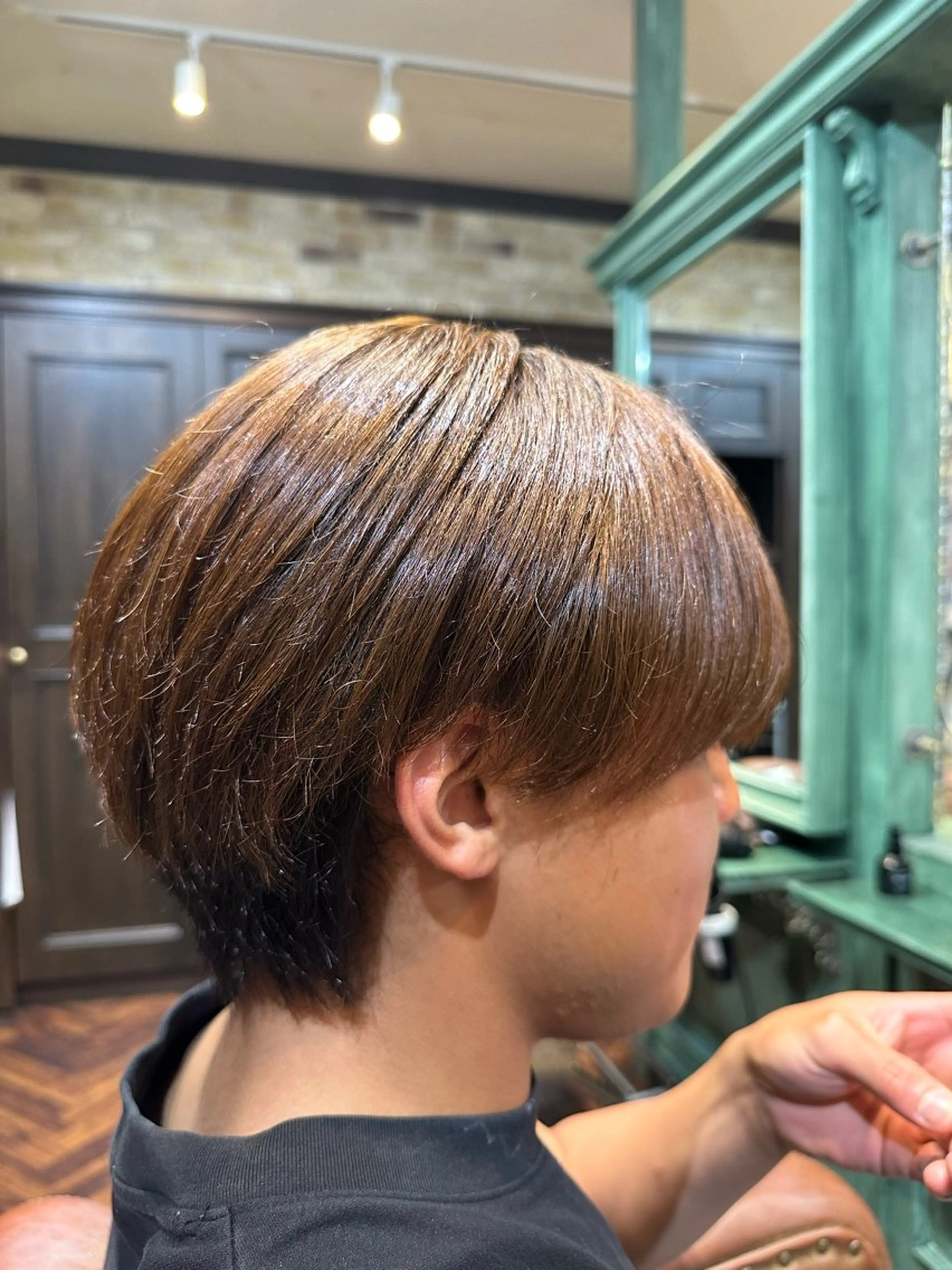 ショート Monan 新宿所属・ケイジ✨透明感 /艶カラー✨のヘアスタイル