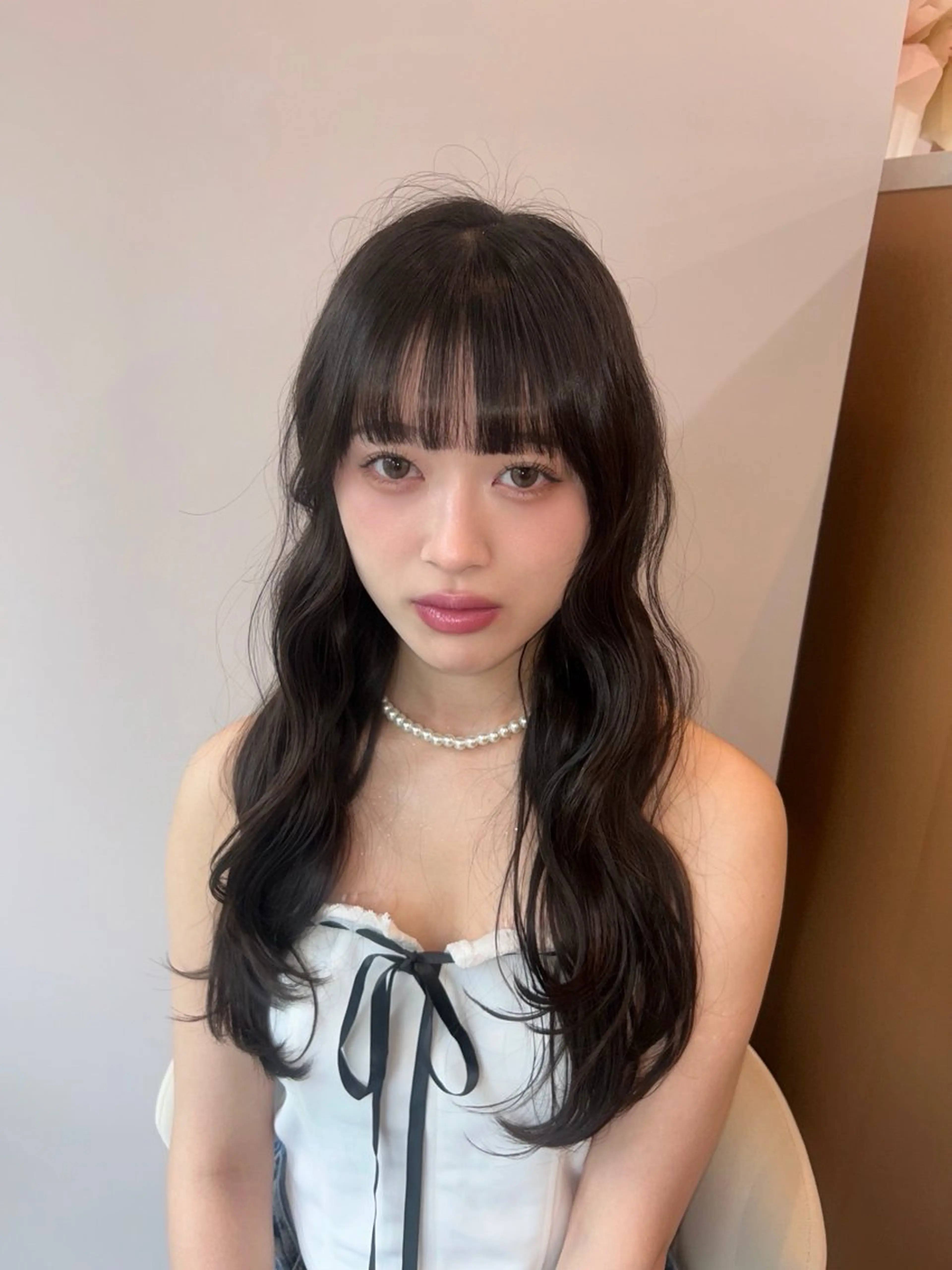 ロング カラー ヘアカラー HINAKI🎀 縮毛矯正モデル募集中のヘアスタイル