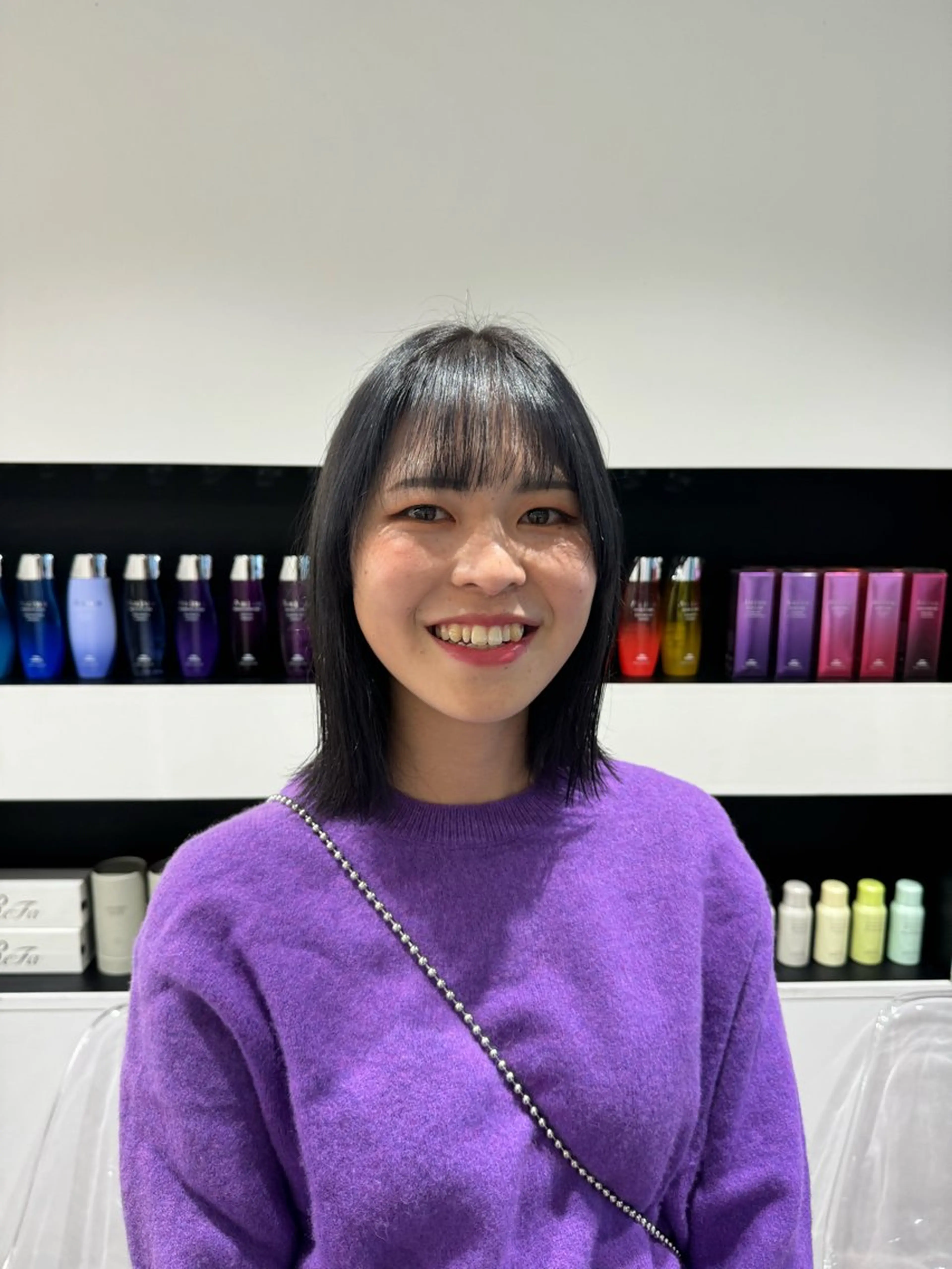 カラー ヘアカラー ルイ🪐‪⋆𓈒𓏸 【ボブ/ハイトーン】のヘアスタイル
