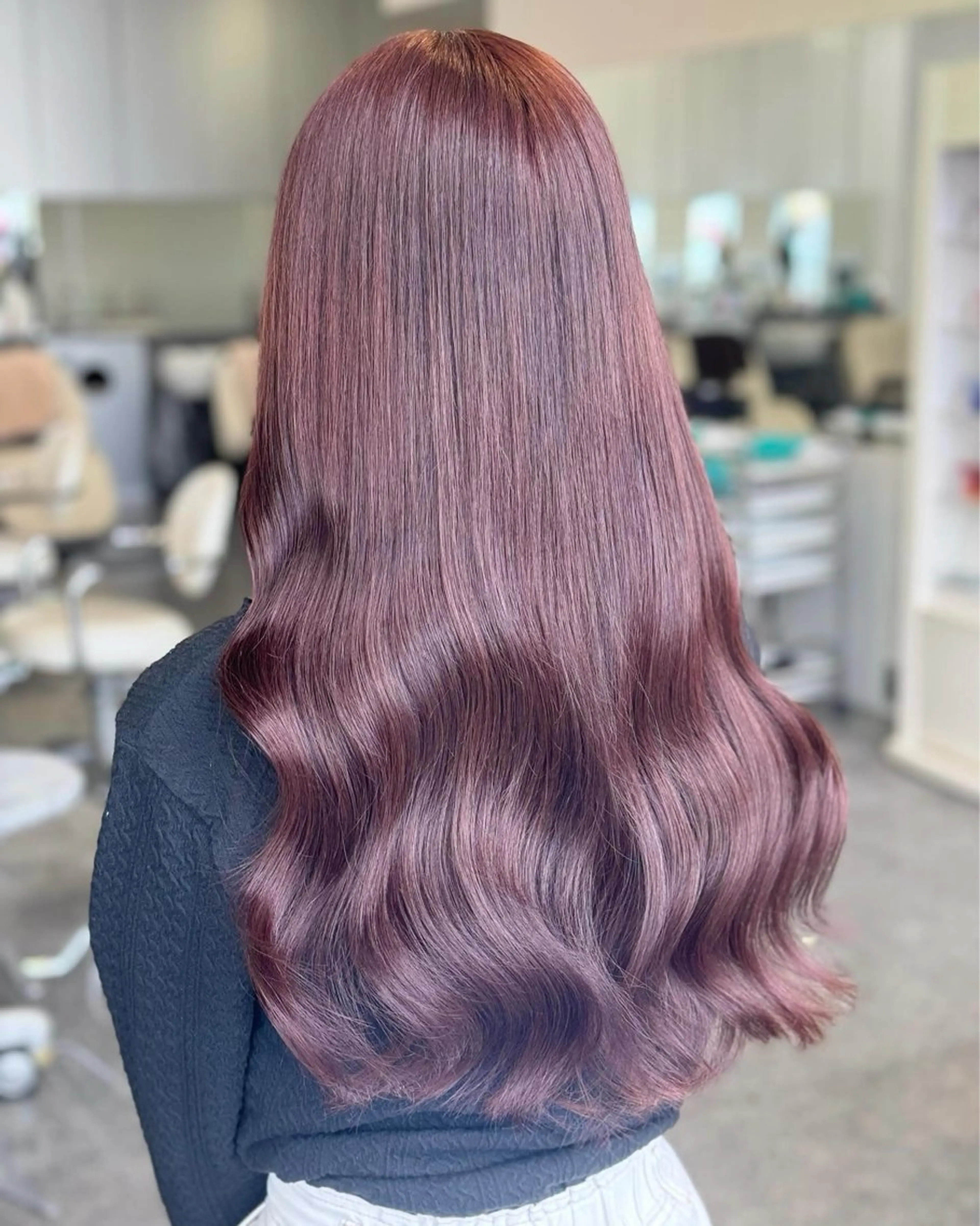 ロング カラー ラベンダーカラー ラベンダーピンク ピンクカラー 🎀ヒシダアキ /taboo🎀のヘアスタイル