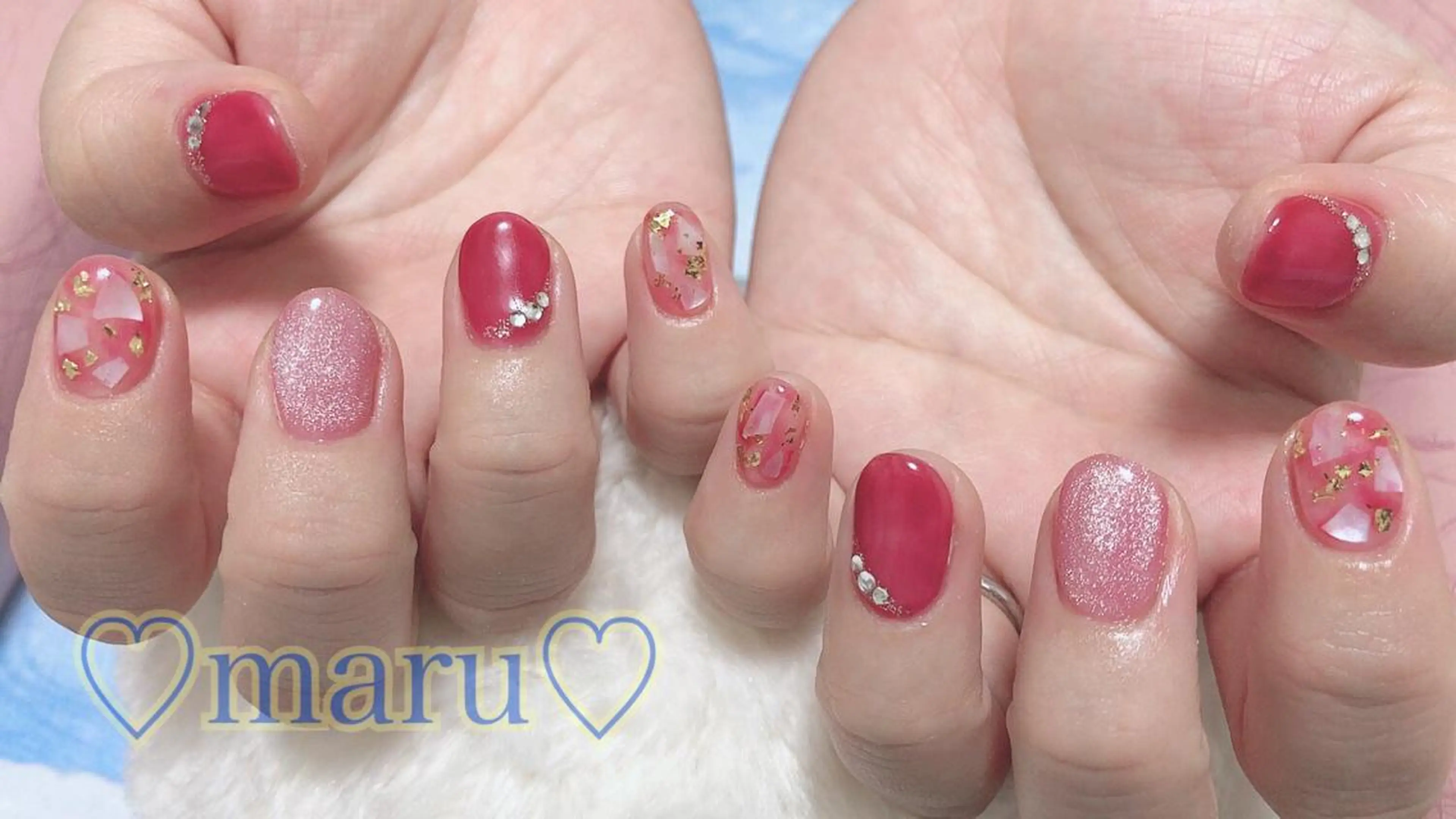 ネイル ハンドネイル フットネイル まるみ♡8/25- 31お休み🙇‍♀️のネイルデザイン