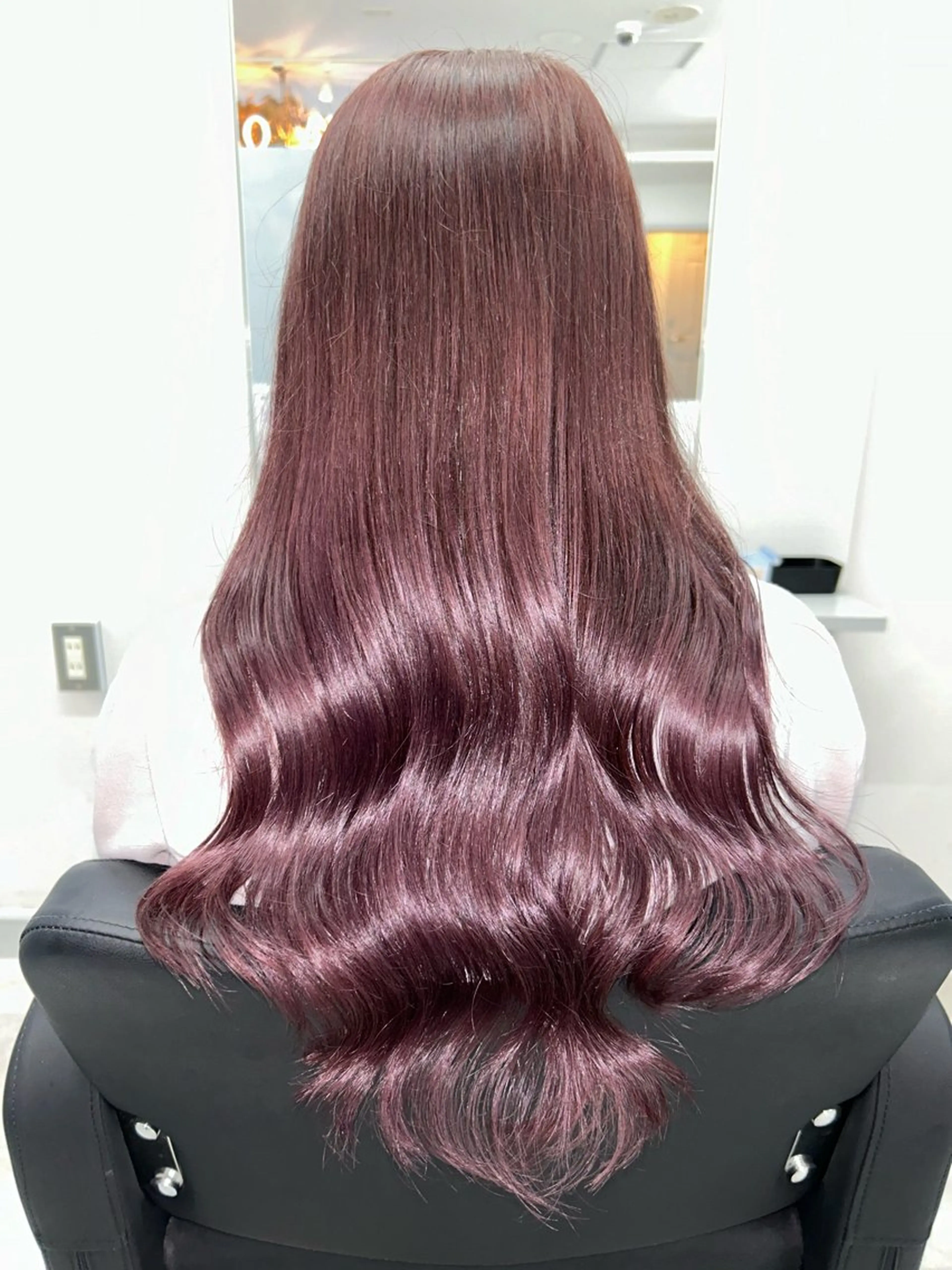 ロング 髪質改善 トリートメント ミルクティーカラー 🌈店長クボのヘアスタイル