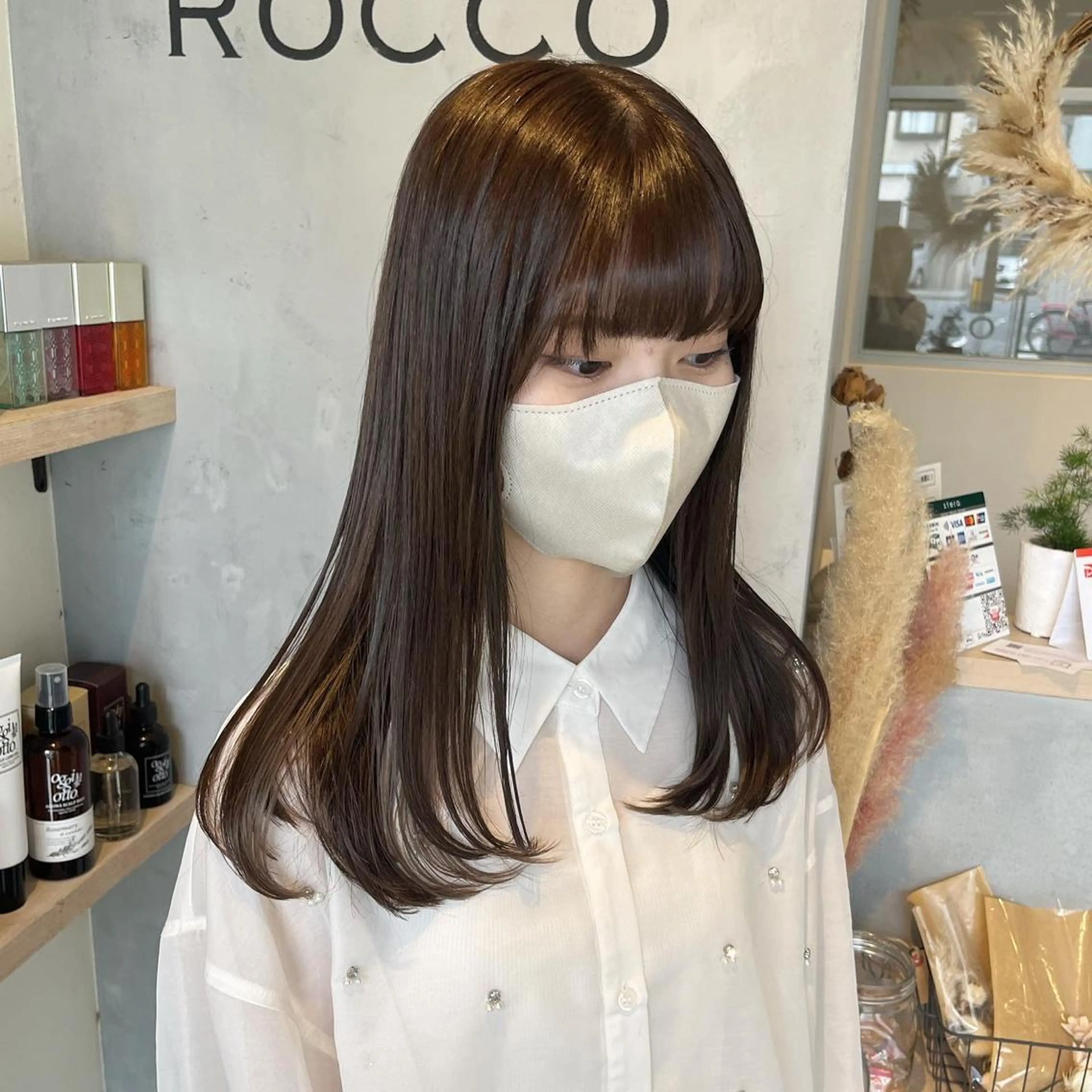 ロング カット ヘアカラー mai ROCCOのヘアスタイル