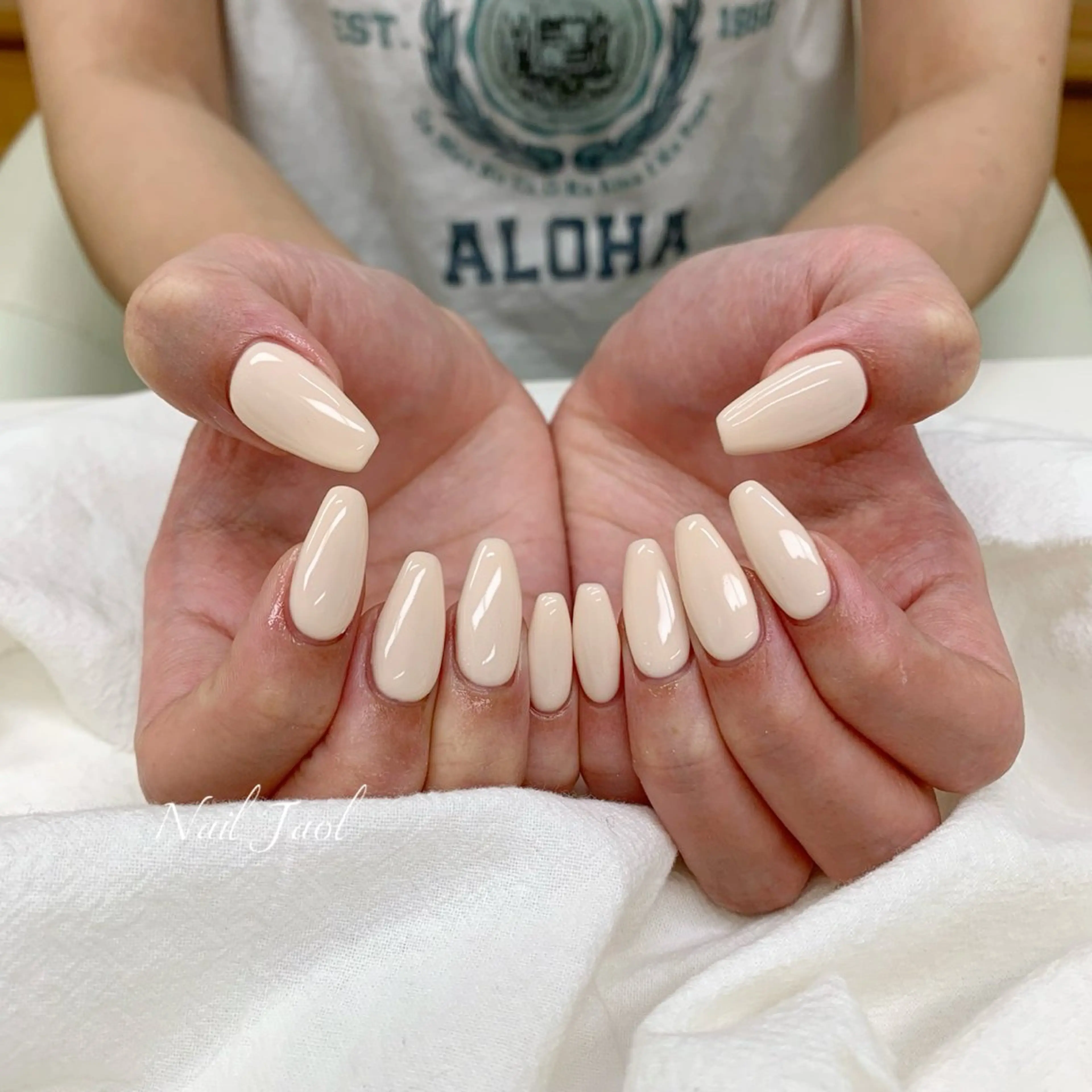ロング 韓国風ヘア ハンドネイル nail jaol池袋店所属・ネイルJaol 池袋のネイルデザイン