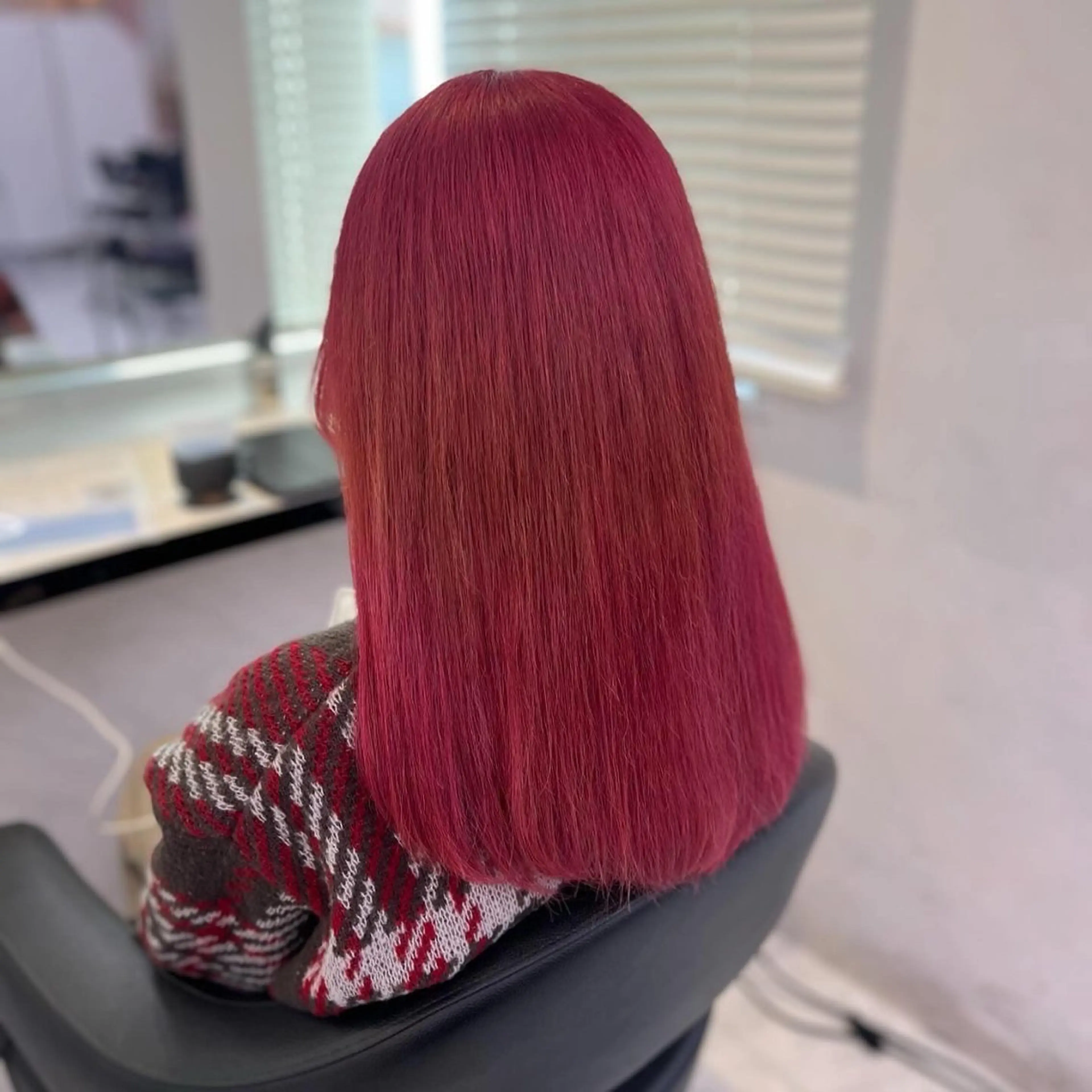 ロング カラー ヘアアレンジ 🥀レイヤー×ハイト ーントレンドヘア🥀のヘアスタイル