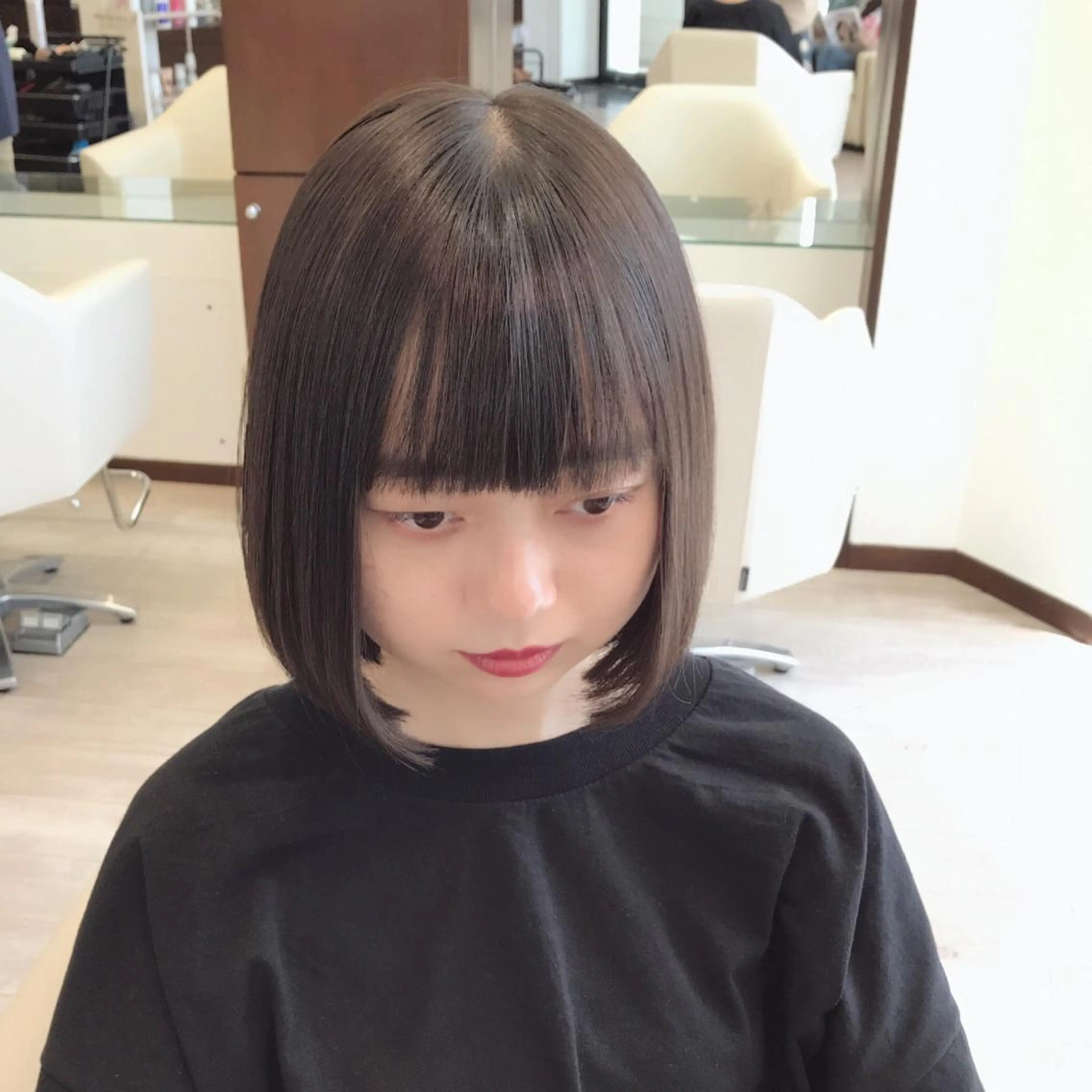 ショート カラー パーマ ヘアアレンジ メンズ キッズ ネイル マツエク・マツパ Leyシェアサロン所属・KenIchi施術者 1%未満ドライカットのヘアスタイル