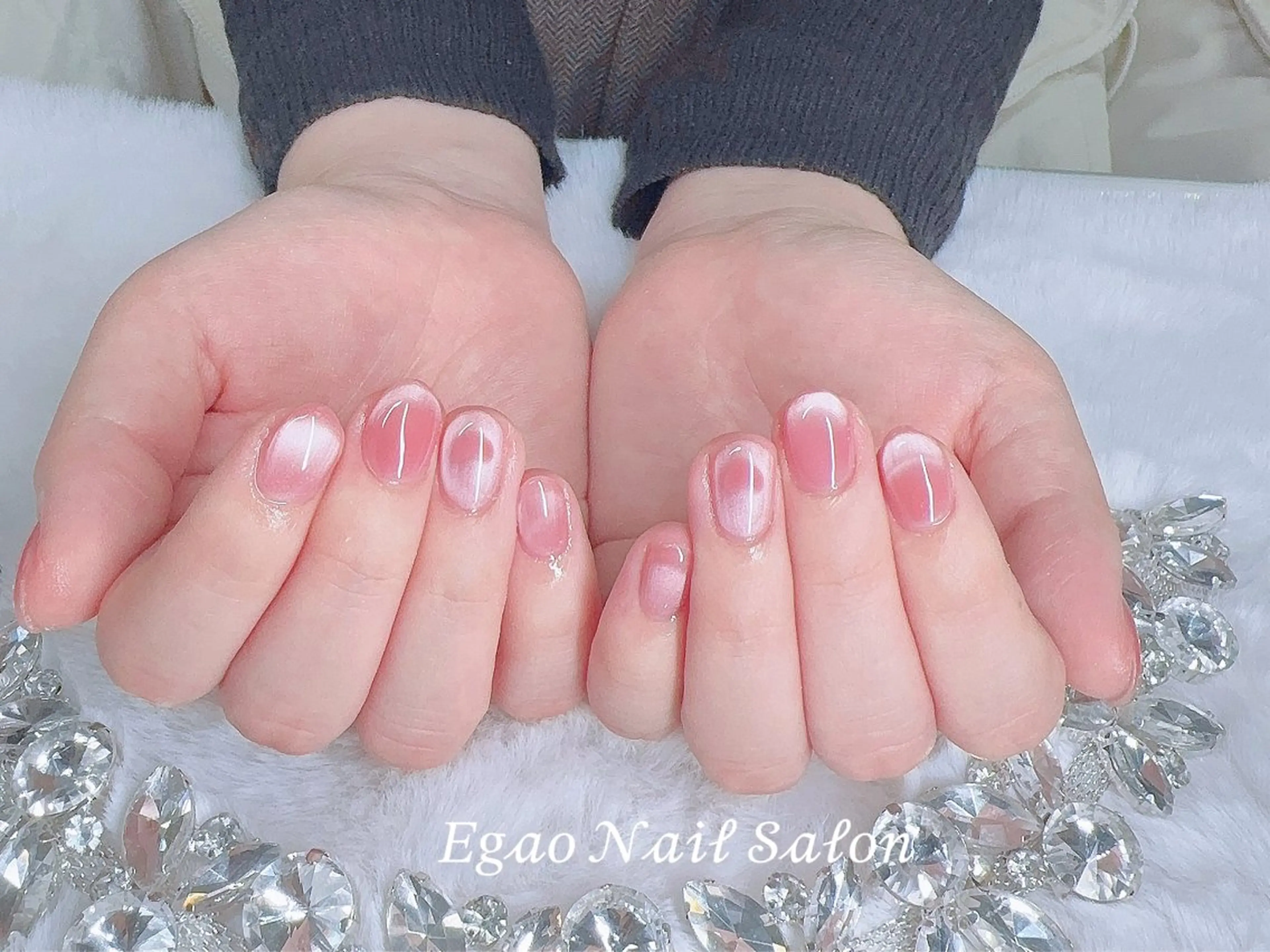 ネイル アートネイル フットネイル フレンチネイル ジェルネイル 持ち込み ハンドネイル Egao Nail Salonのネイルデザイン