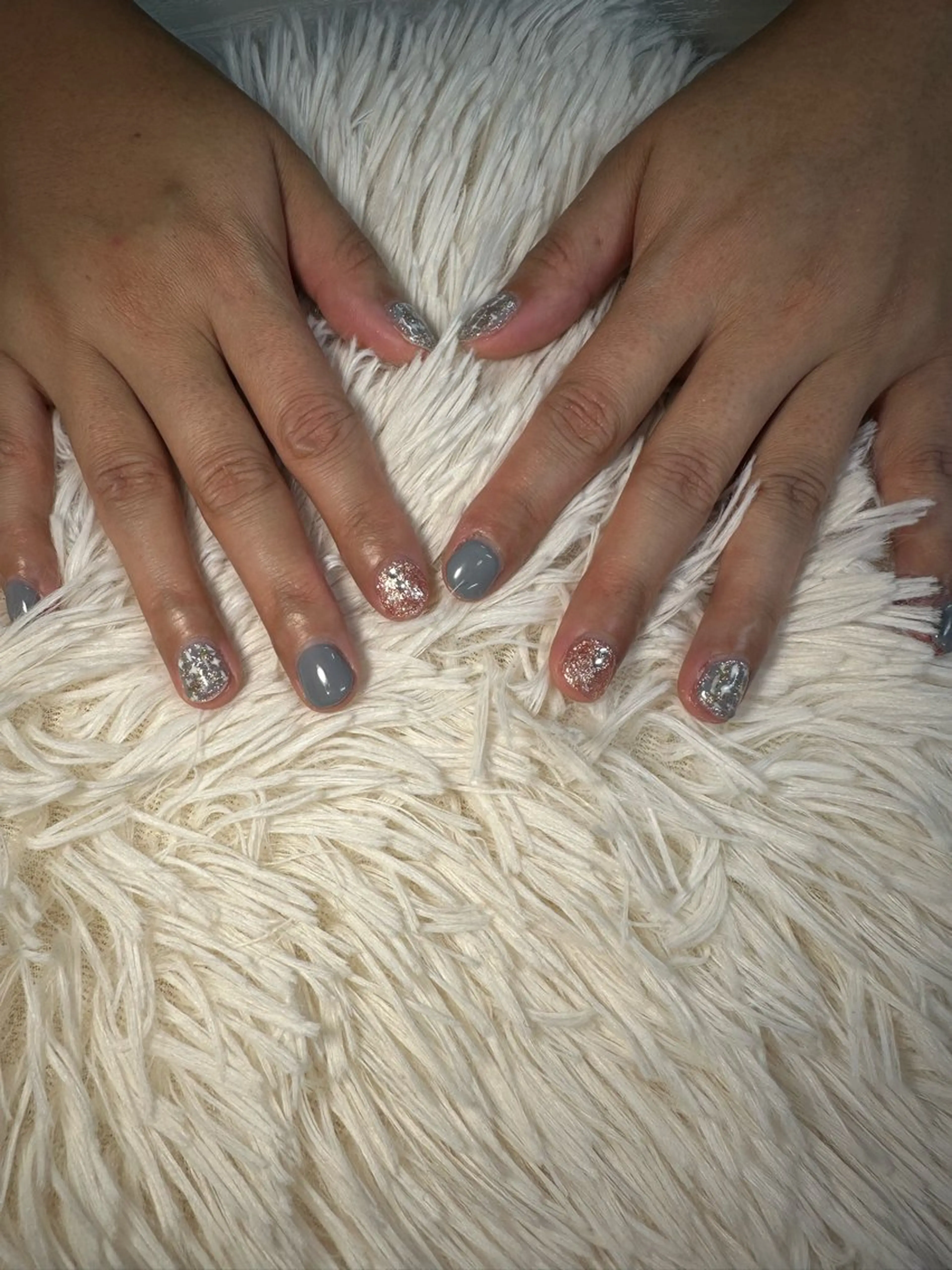 ネイル ツイードネイル ハンドネイル 串田 萌のネイルデザイン