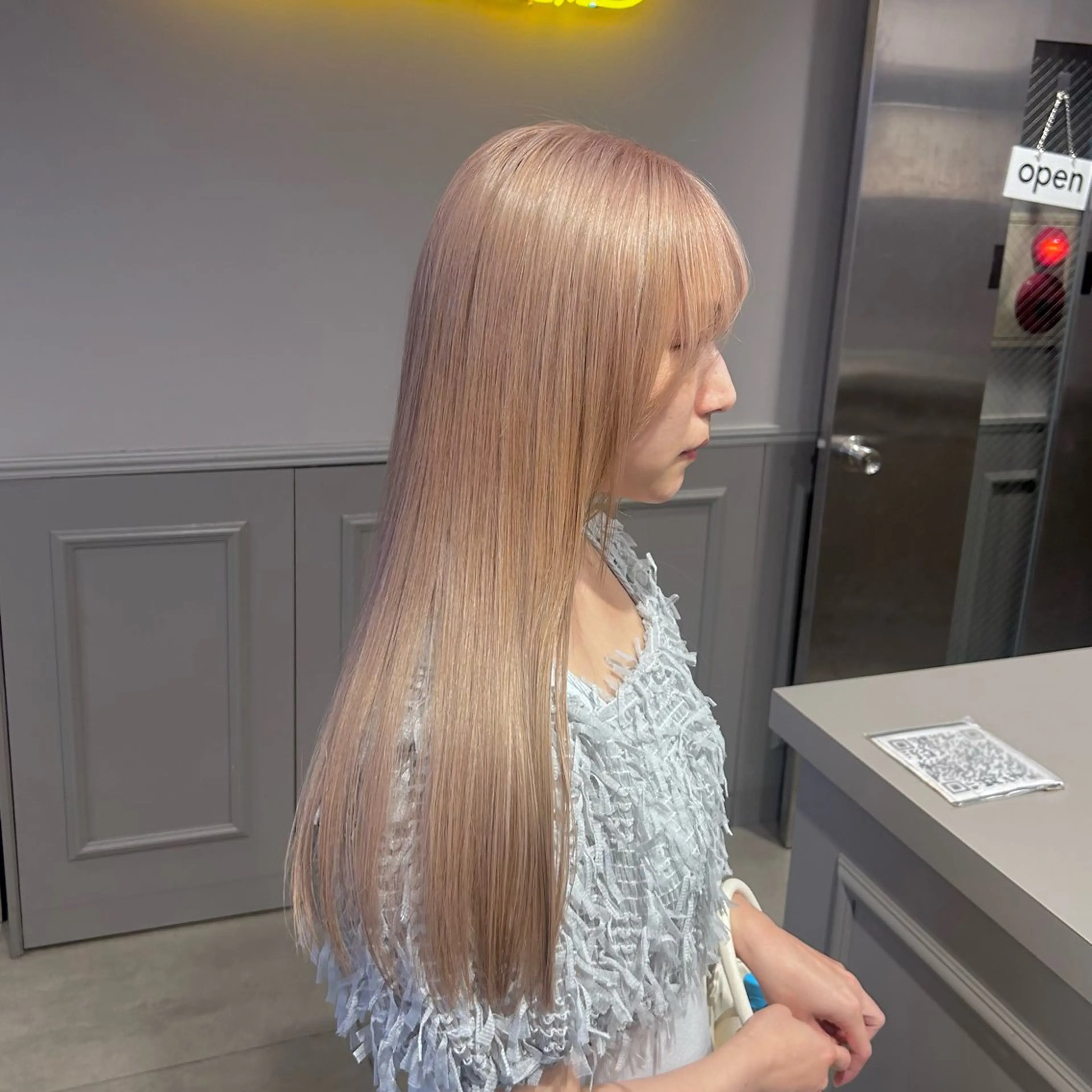 ロング カラー パーマ ヘアアレンジ メンズ 横浜美容室 RIKAのヘアスタイル