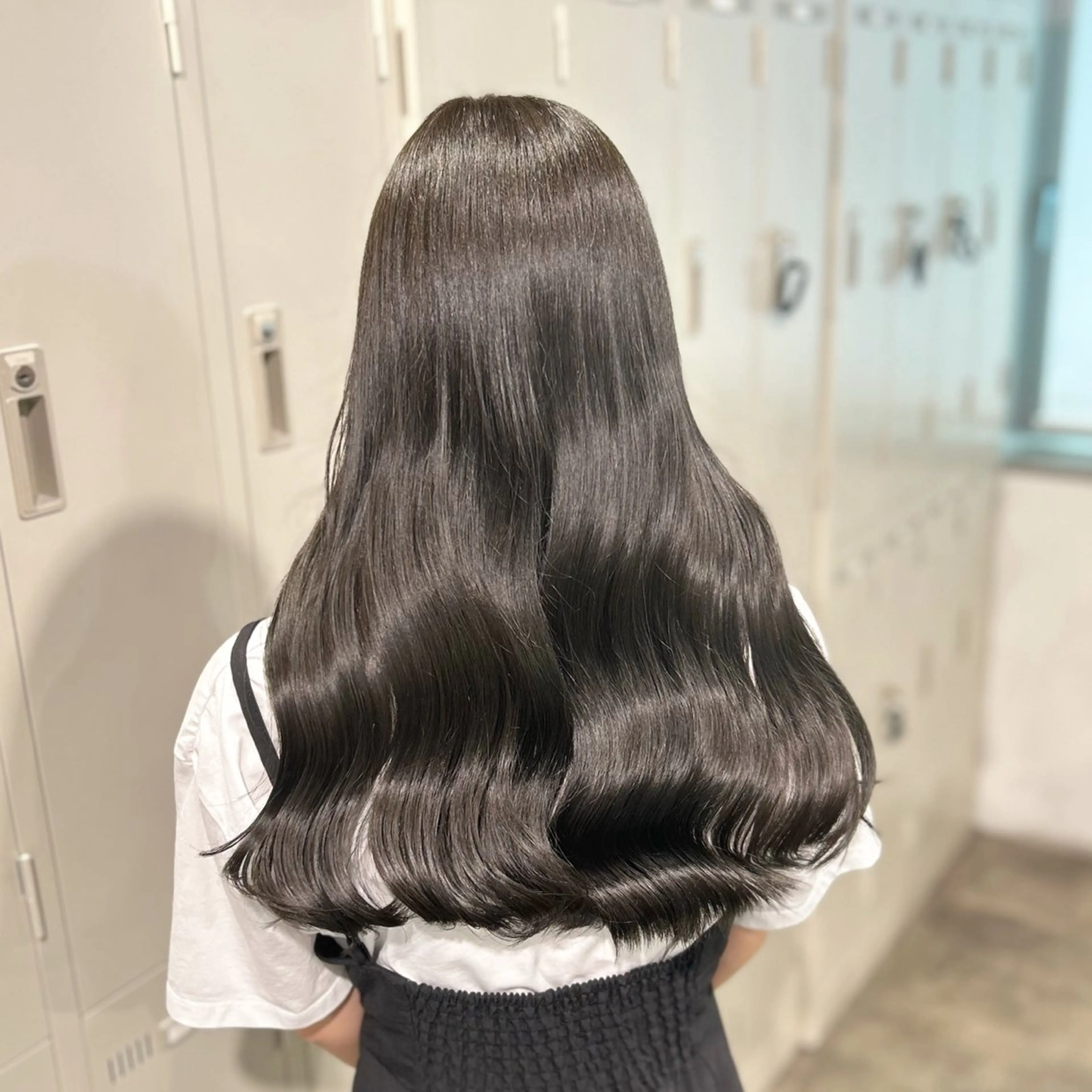 ロング カラー ヘアカラー I'S.横浜所属・赤み消しカラー 🍀JUNKIのヘアスタイル