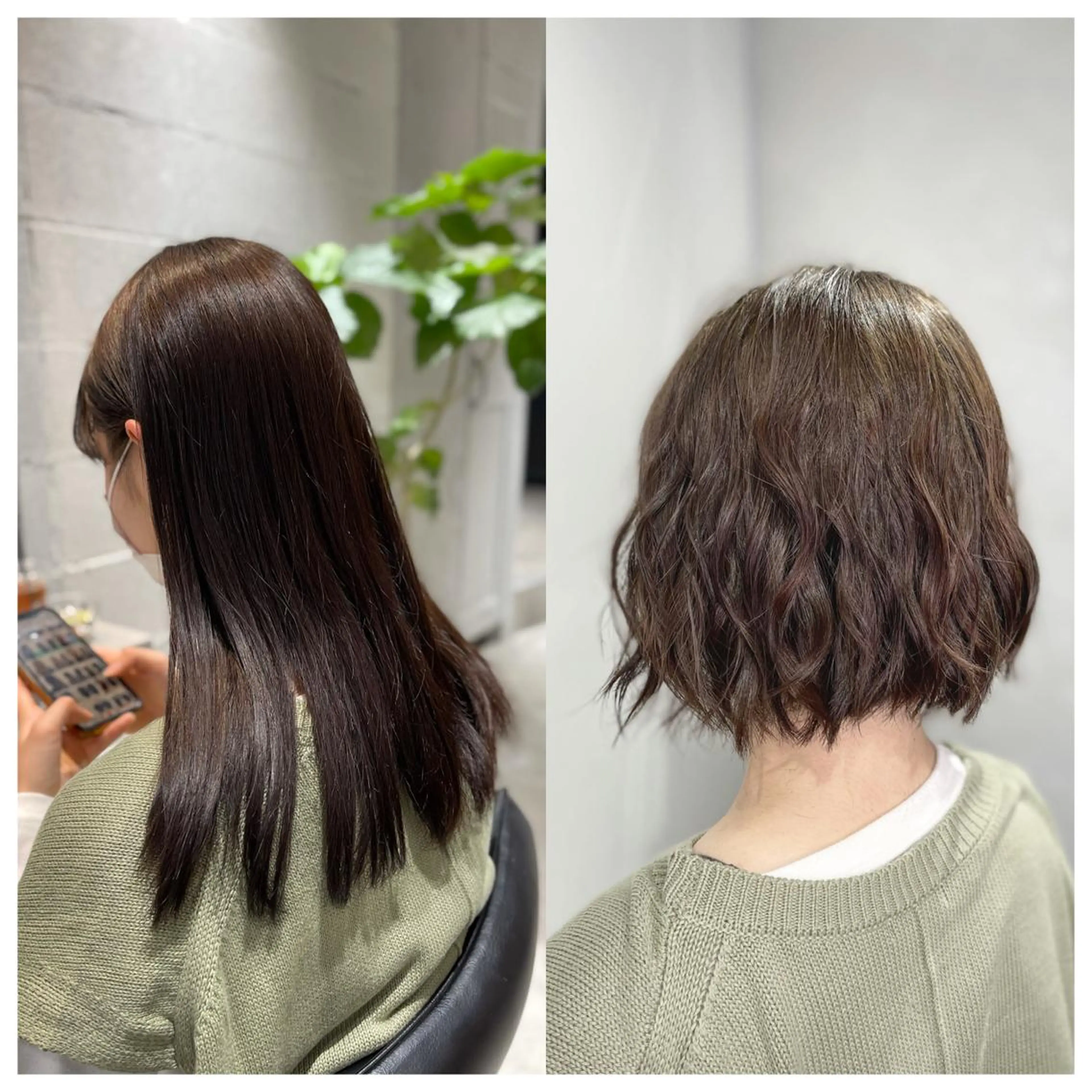 ミディアム カット ヘアカラー トリートメント 寺田 警二のヘアスタイル
