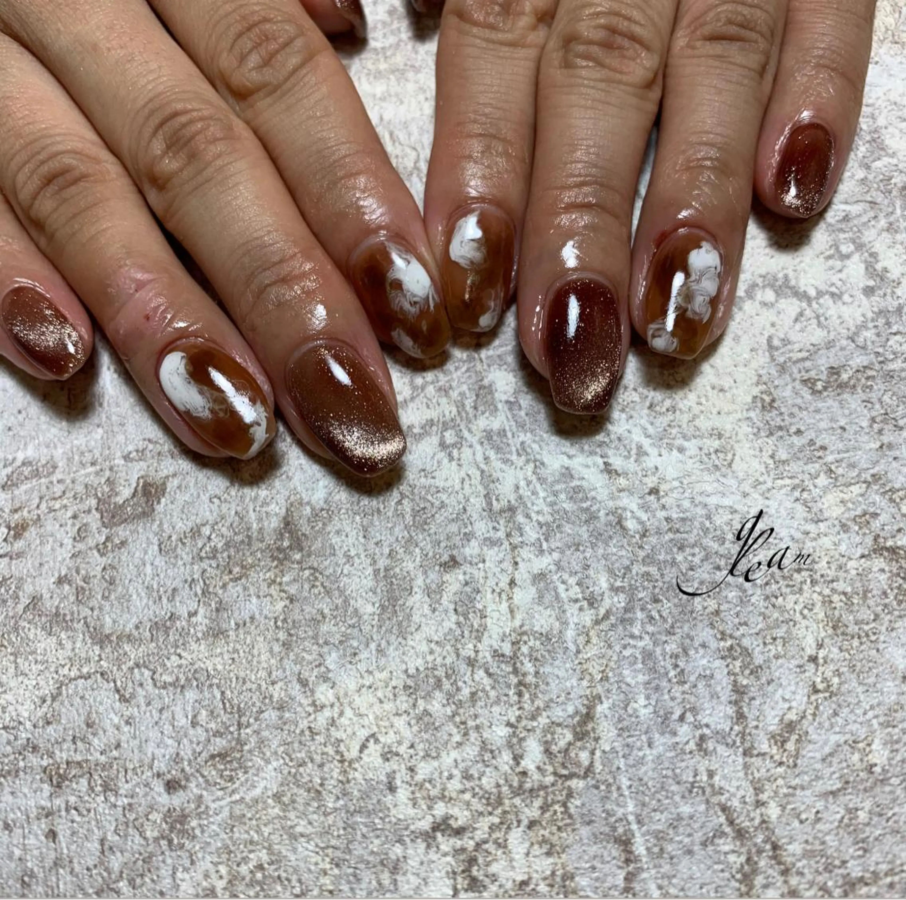 ネイル ハンドネイル gleam所属・gleam✴︎ sayakaのネイルデザイン