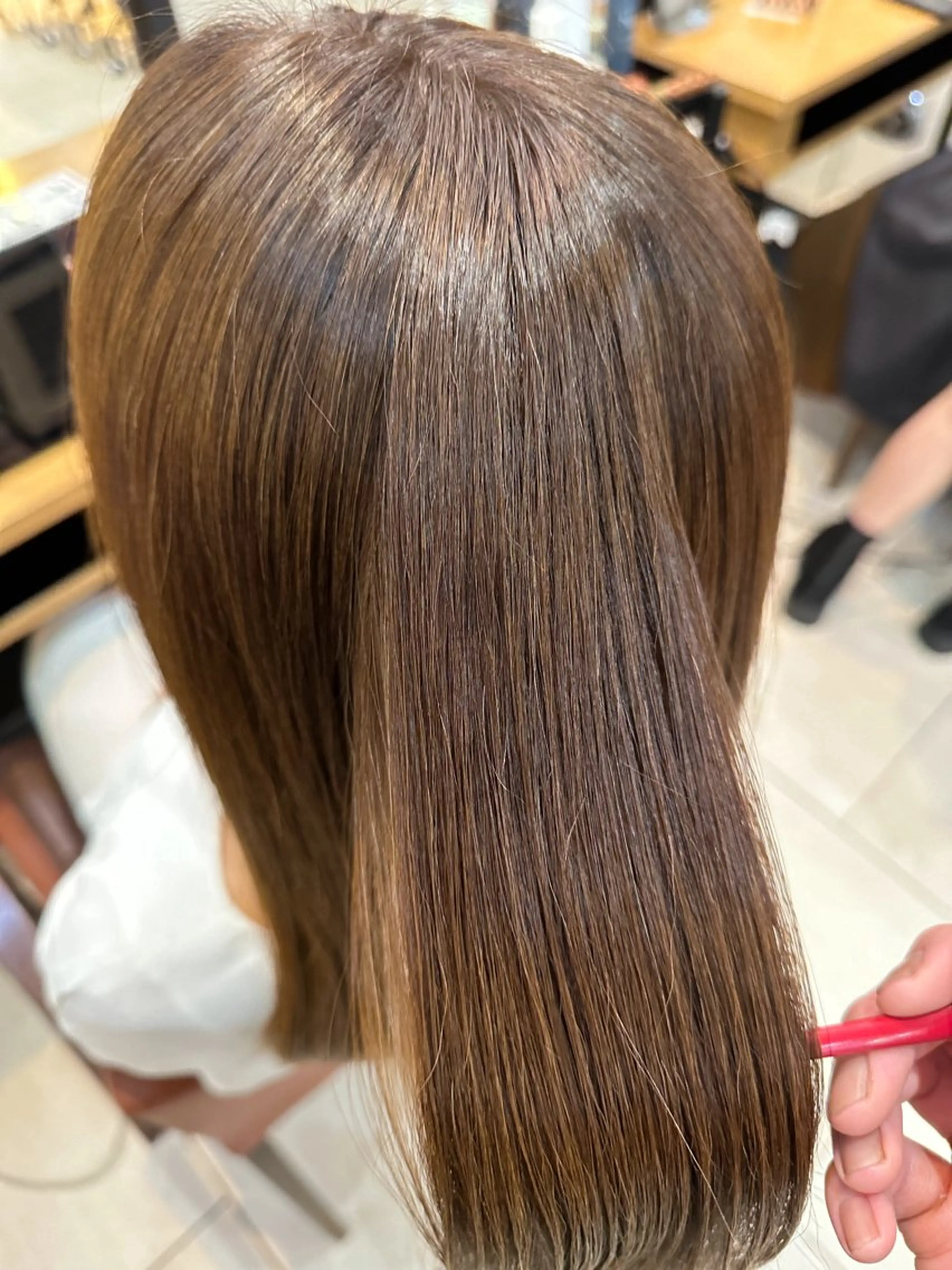 カラー メンズカット/ フェザーパーマ/げんのヘアスタイル