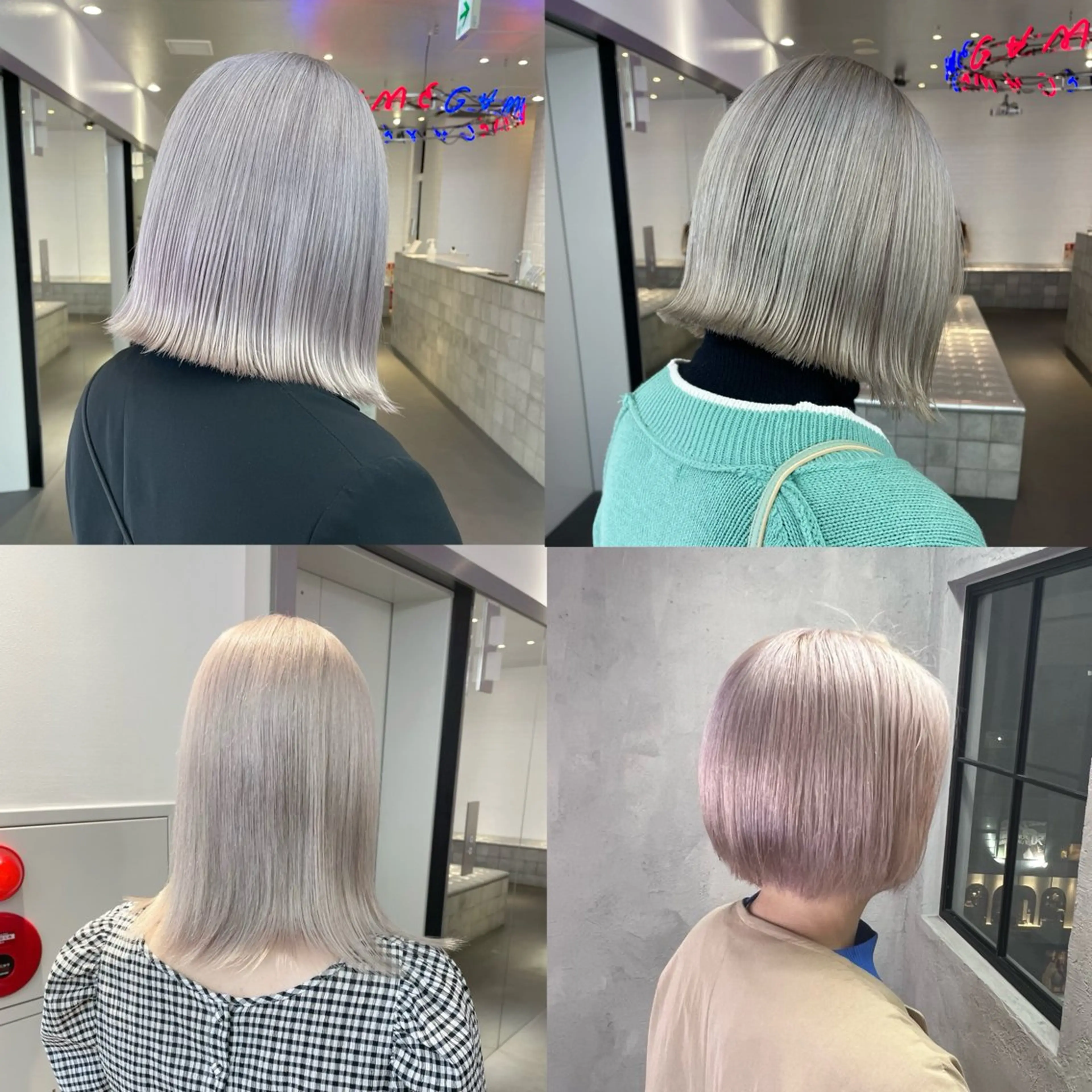 ミディアム カラー 🩵艶ハイトーン ブリーチ🩵ユウゴのヘアスタイル