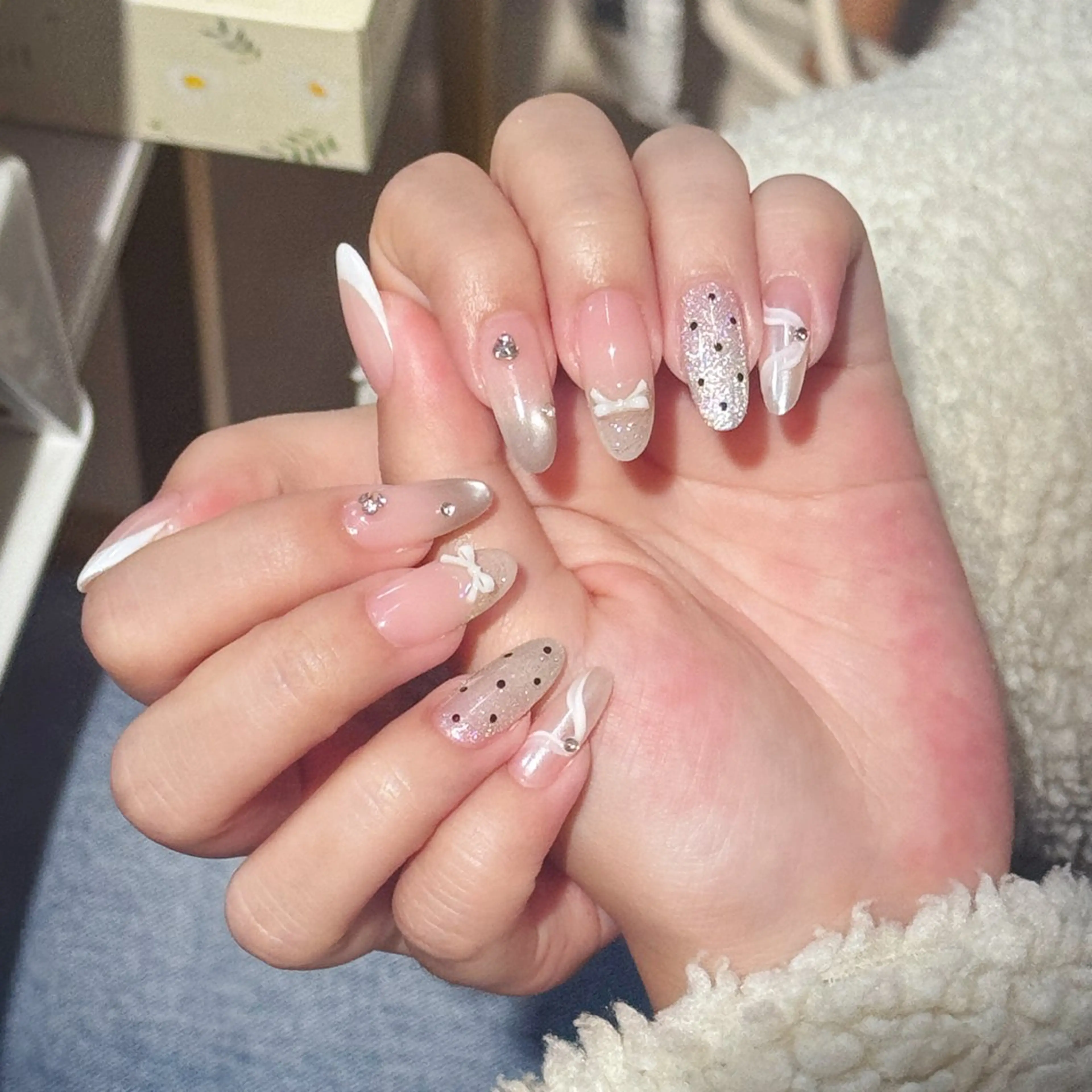 ネイル ハンドネイル ハンドケア 🦋Yumi Nail🦋Momoのネイルデザイン