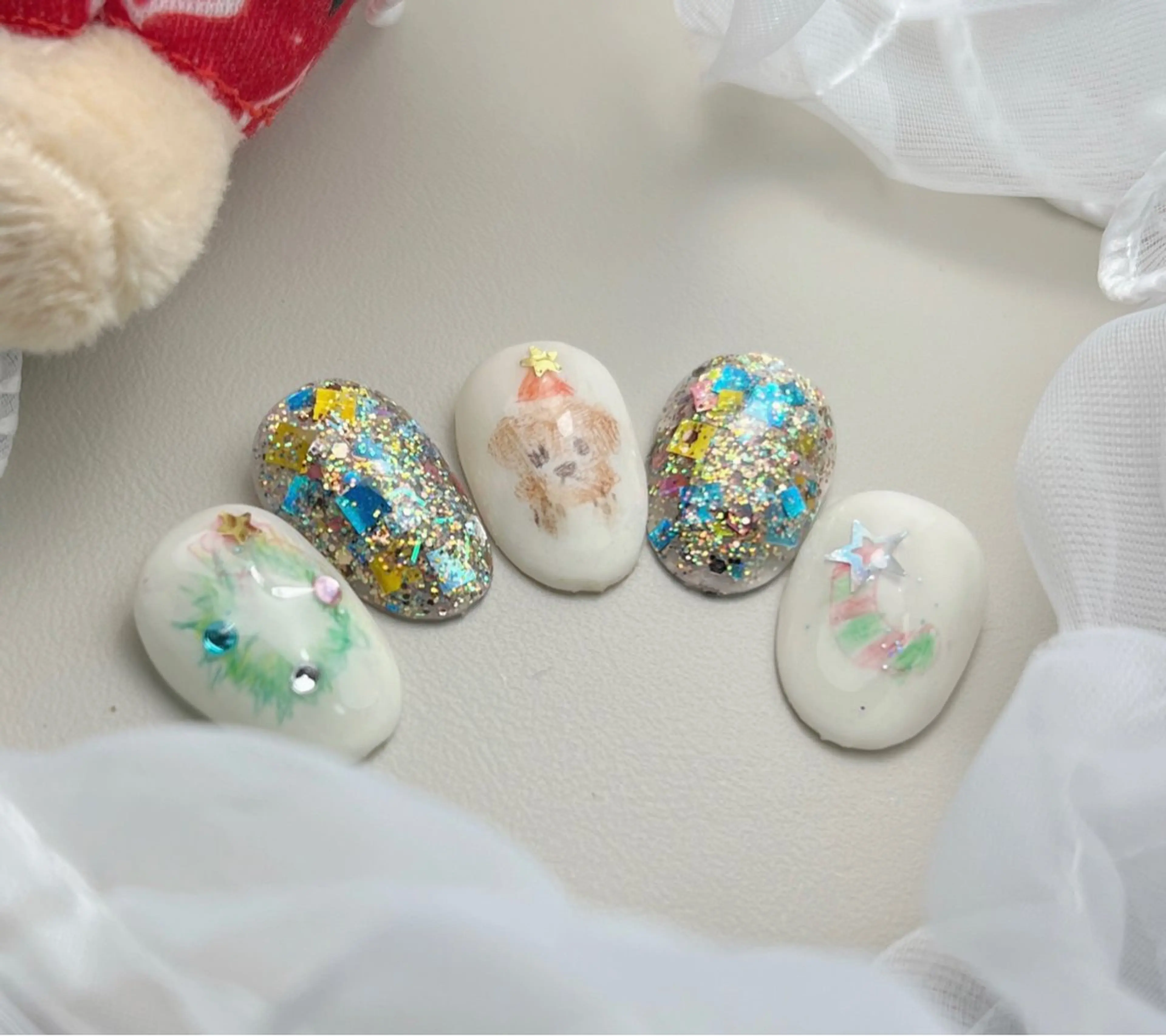 ネイル アートネイル 🦋y y Nail 🤍のネイルデザイン