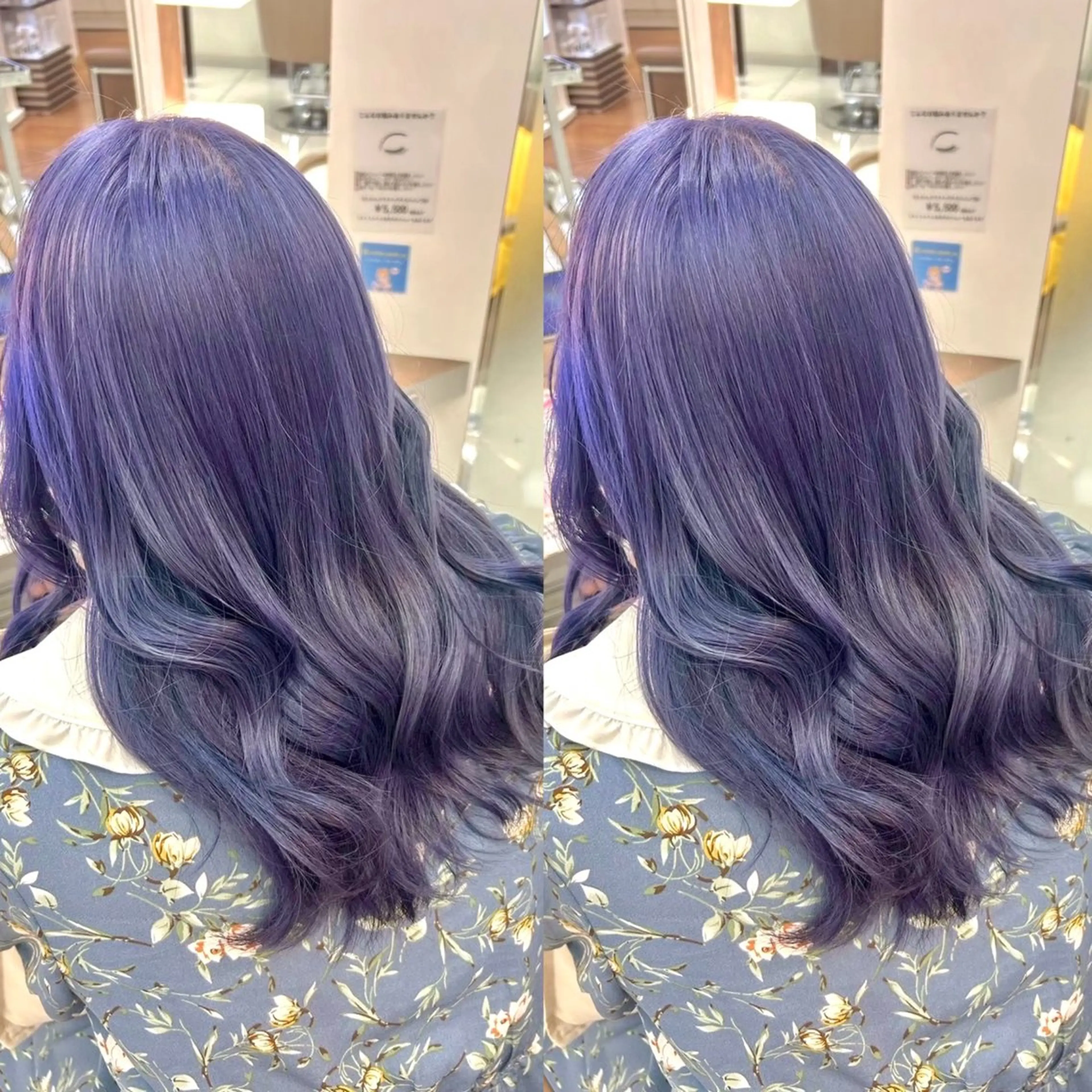 カラー ブリーチ 透明感カラー ラベンダーカラー ヘアカラー ヘアメ🎀エクステ 🪽横浜/しほ🧸のヘアスタイル