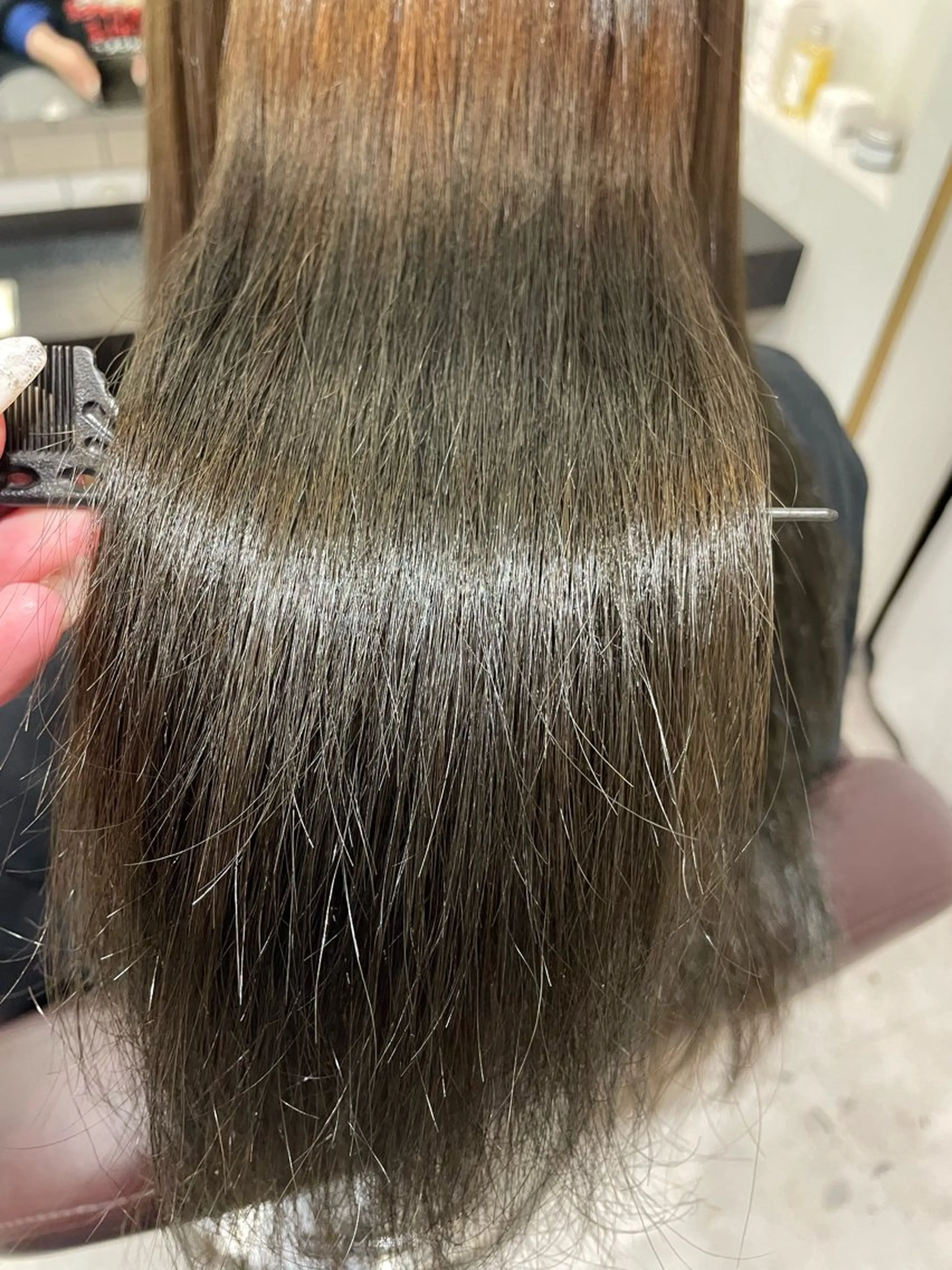 ロング カラー オリーブカラー ヘアカラー トリートメント 👑艶髪/カラー/ 髪質改善/特化👑のその他イメージ