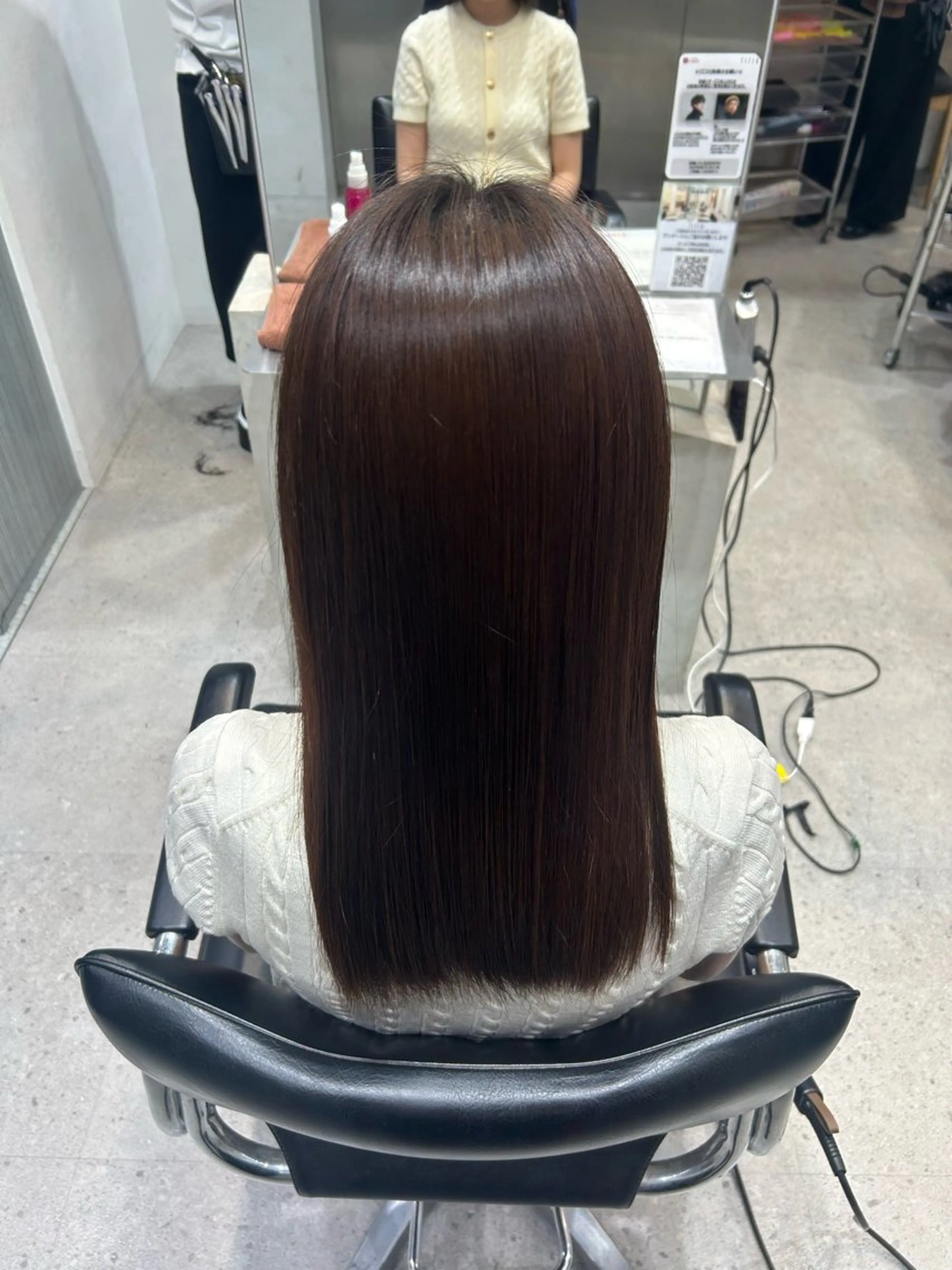 ロング 縮毛矯正 fifth渋谷所属・fifth春山 凜乃介のヘアスタイル